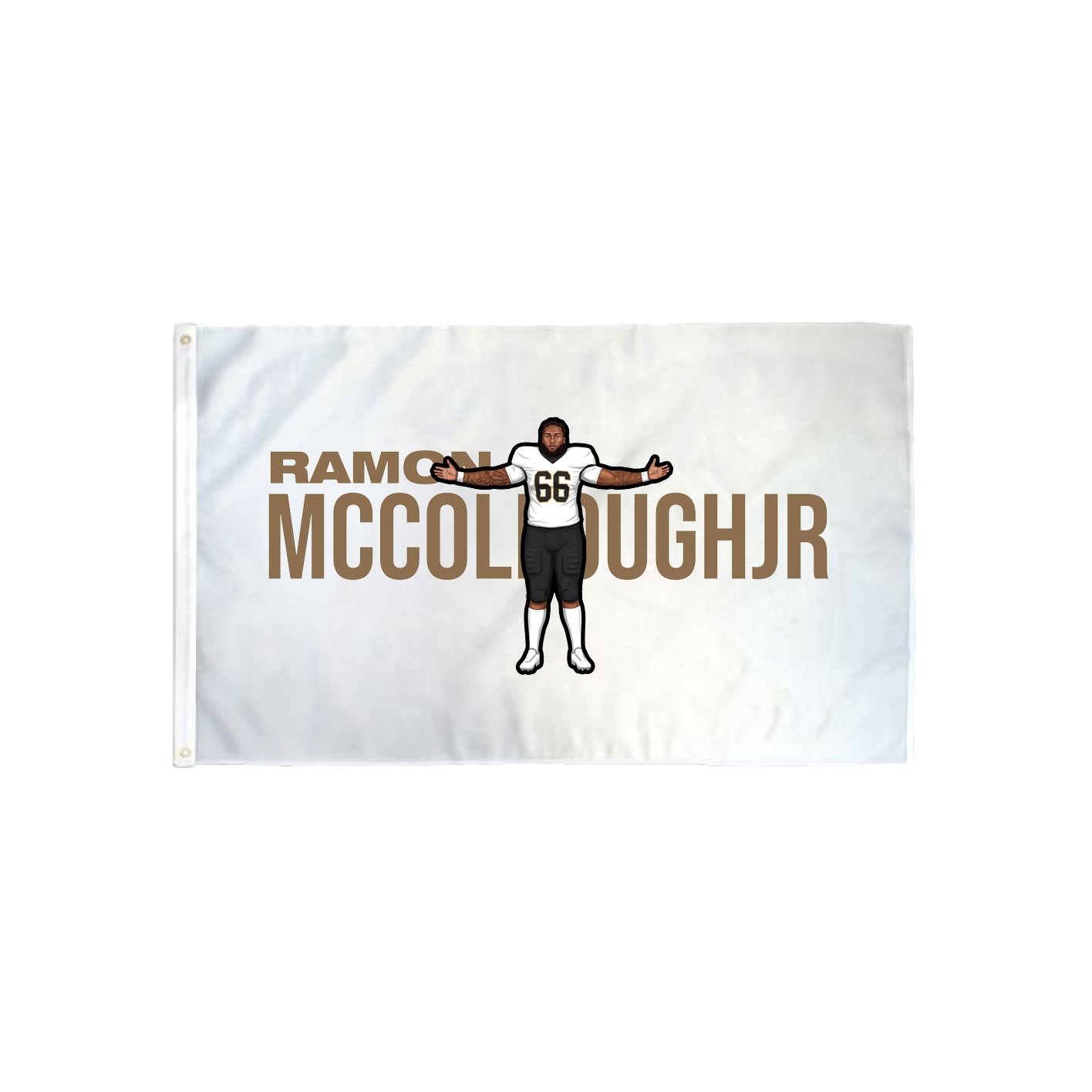 3x5 Flag — Player Name in Classic