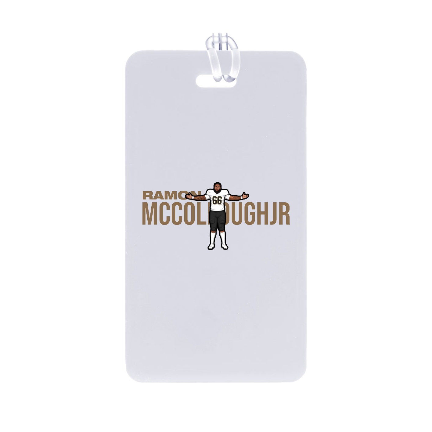 Bag Tag — Player Name in Classic