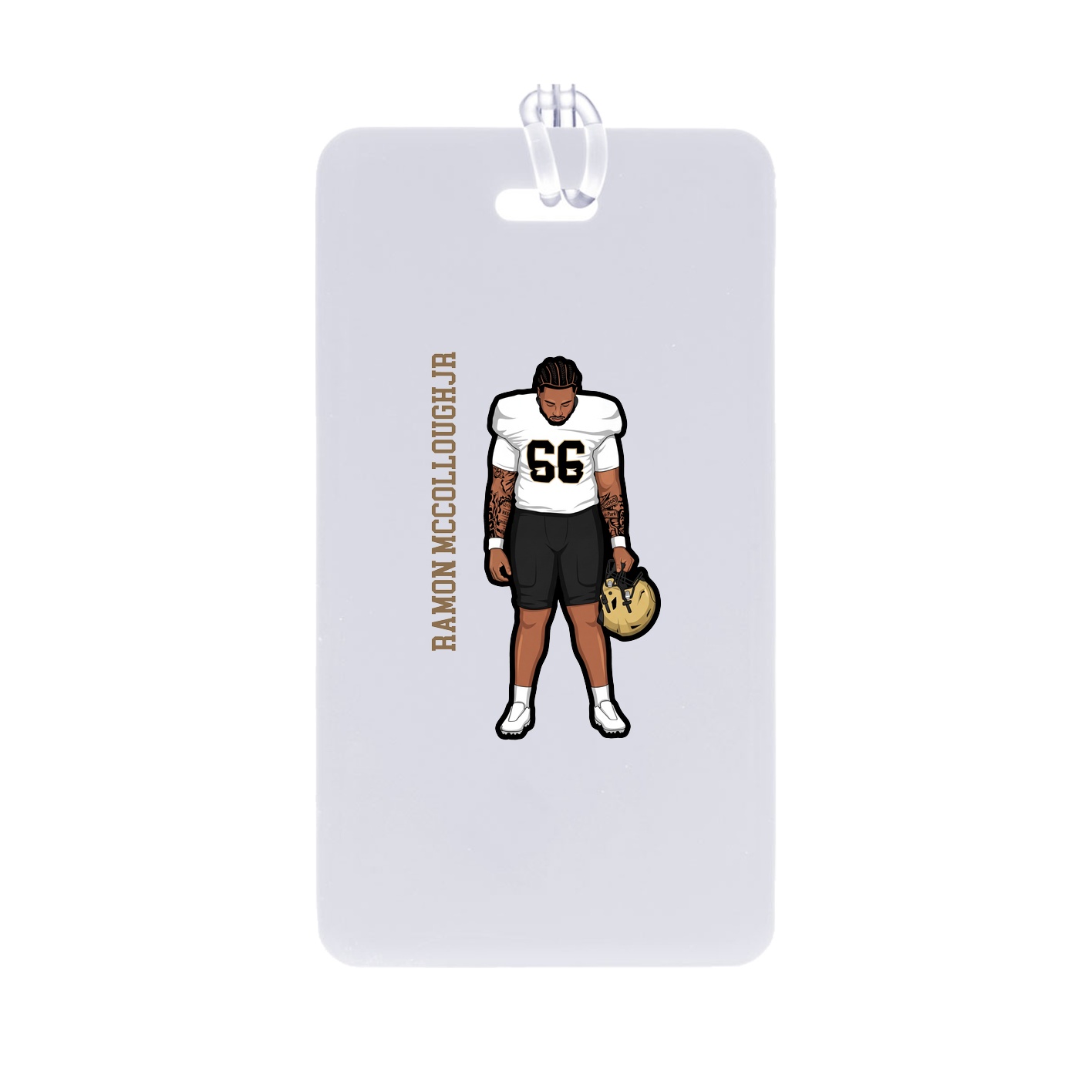 Bag Tag — Name Vertical in Classic