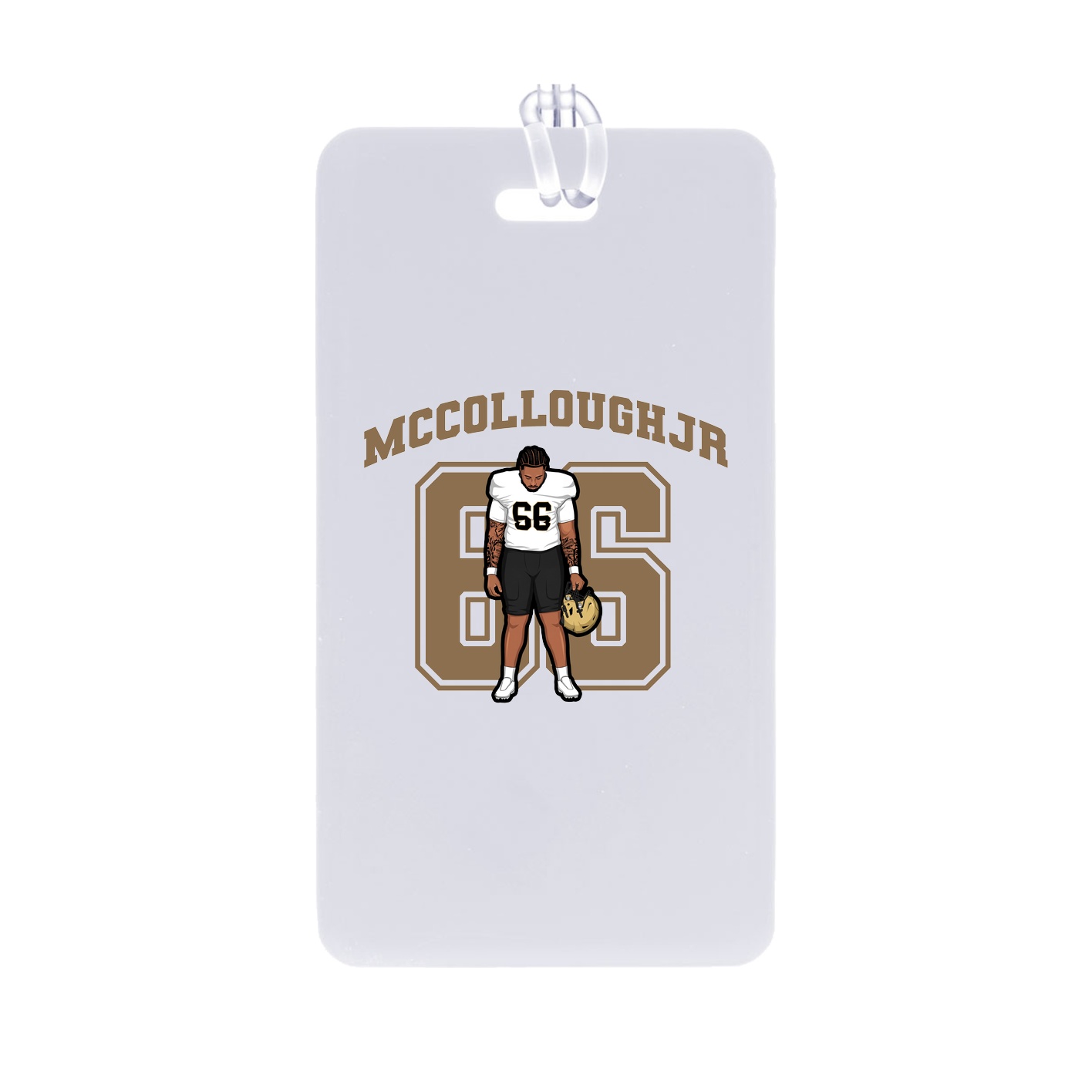 Bag Tag — Number in Classic