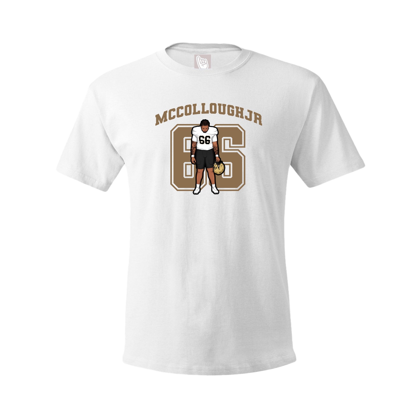 Tee — Number in White