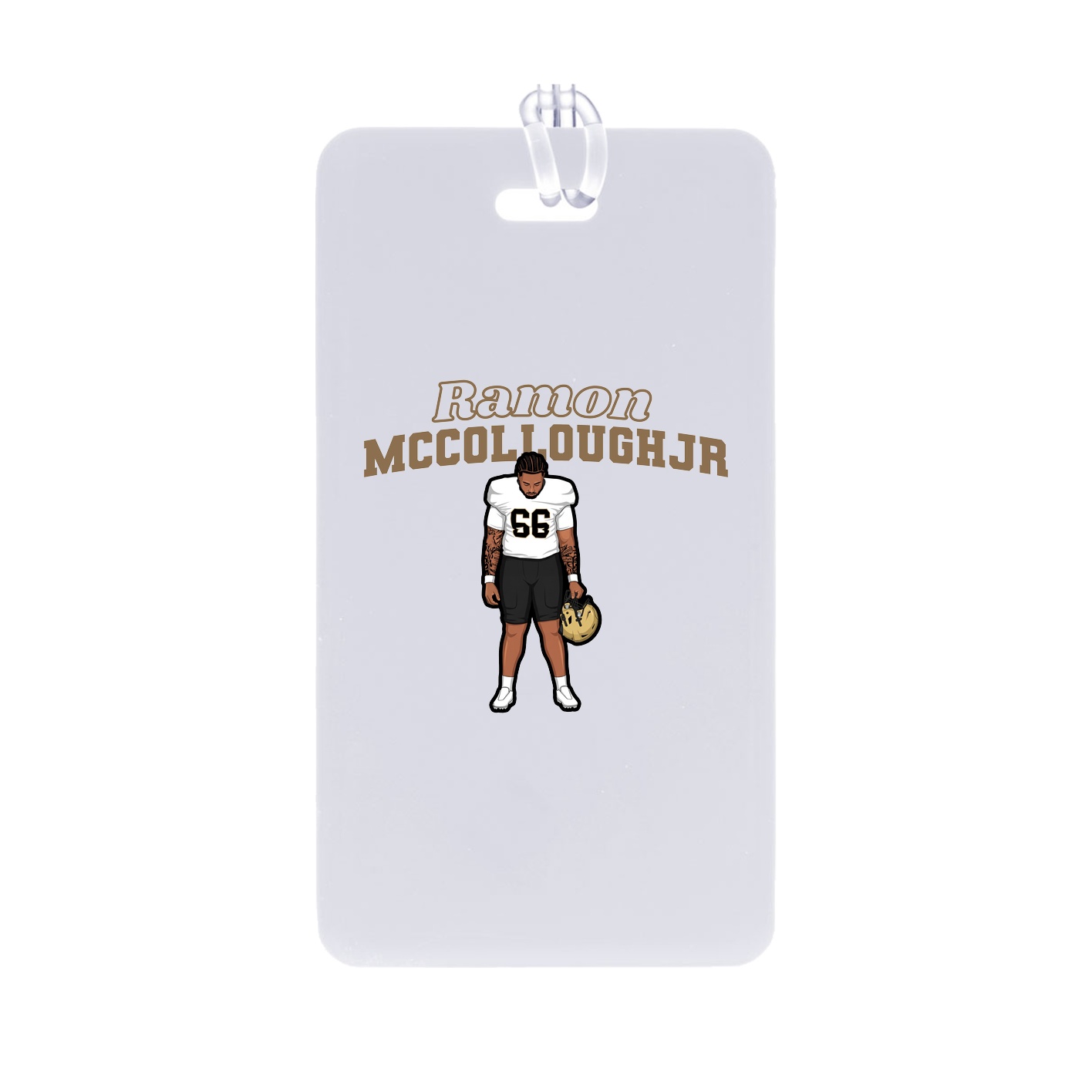 Bag Tag — Name Arch in Classic