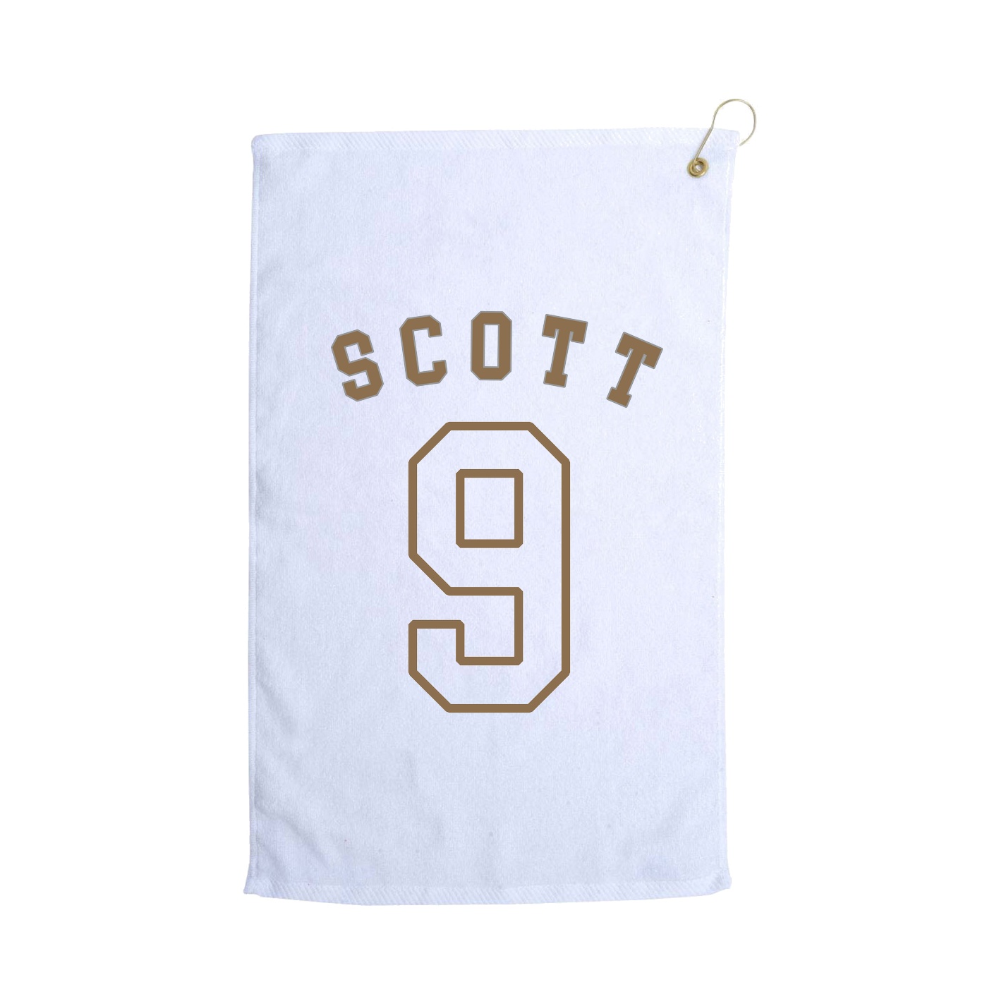 Golf Towel — Shirsey Arch in White