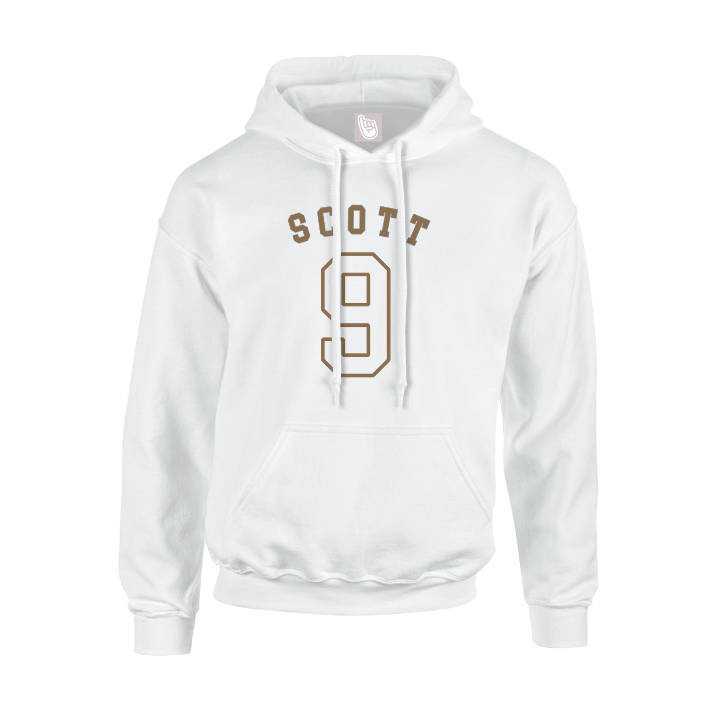Youth Hoodie — Shirsey Arch in White