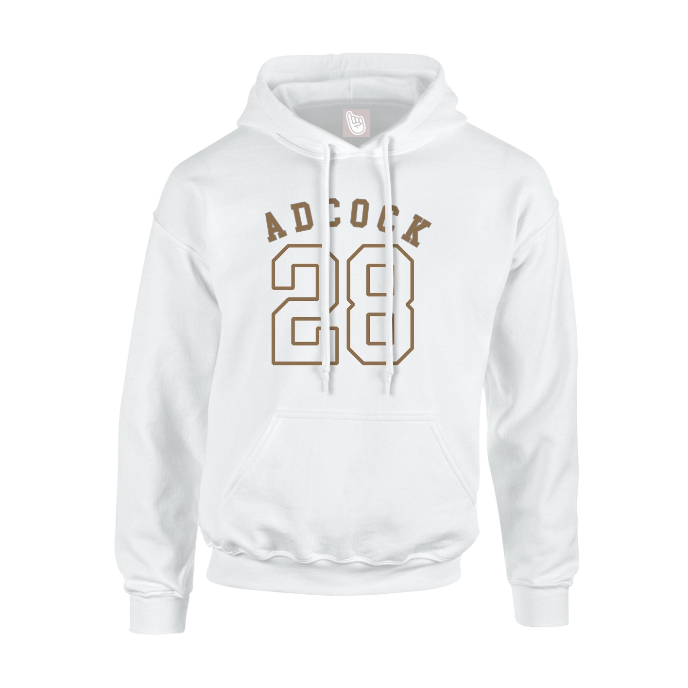 Youth Hoodie — Shirsey Arch in White
