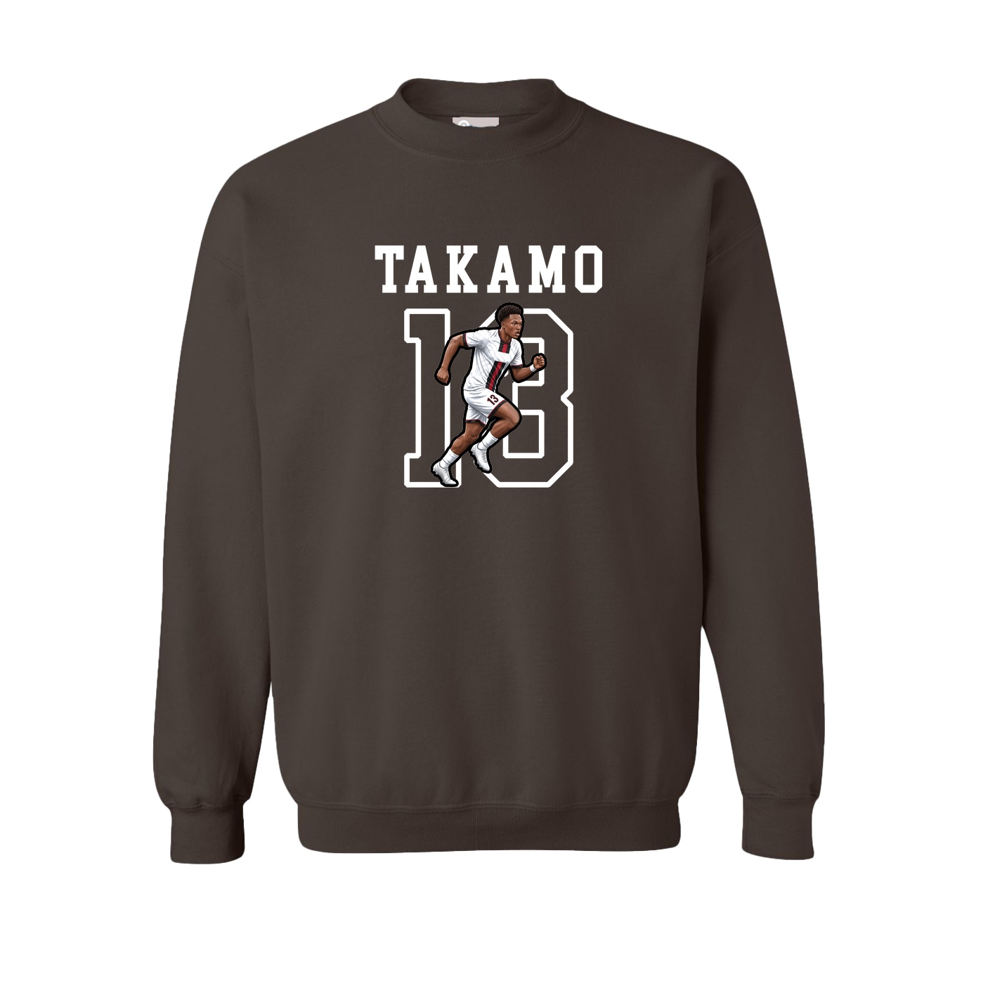 Fleece Crew — Shirsey in Brown