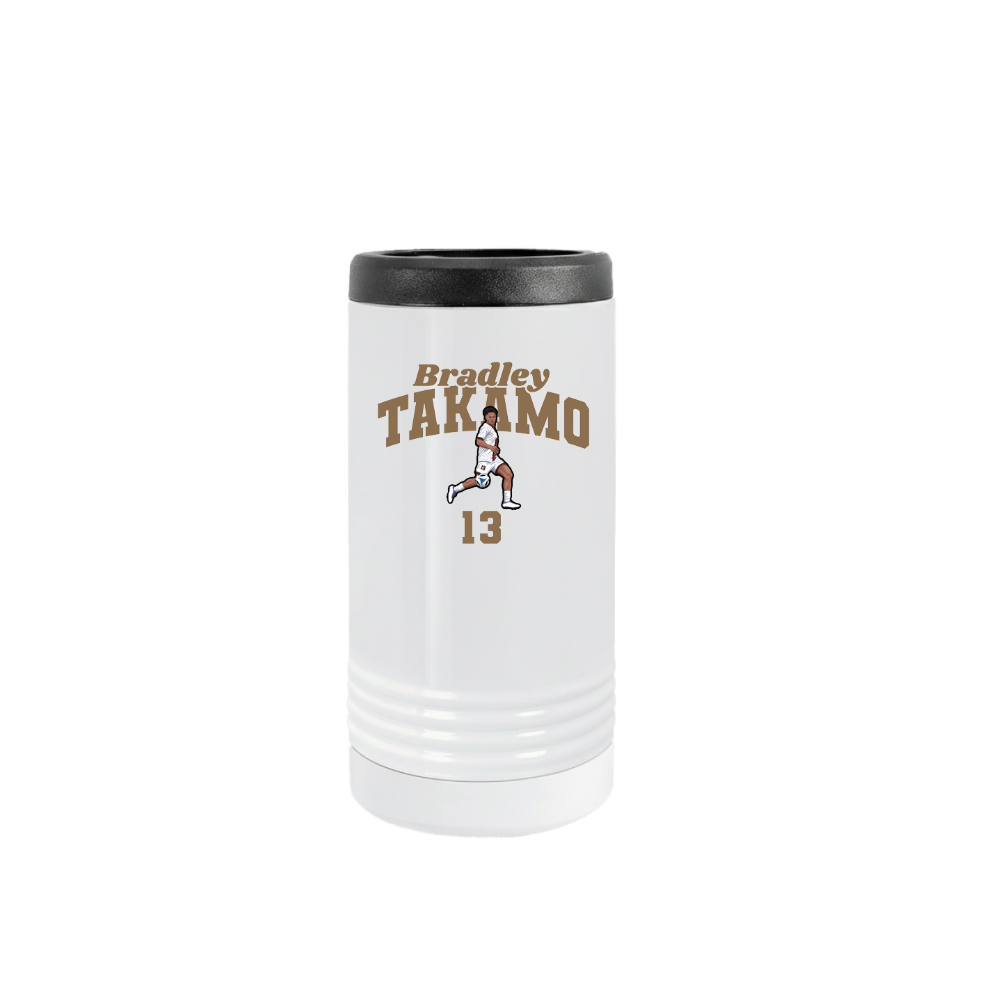 Slim Beverage Holder — Signature Arch in White