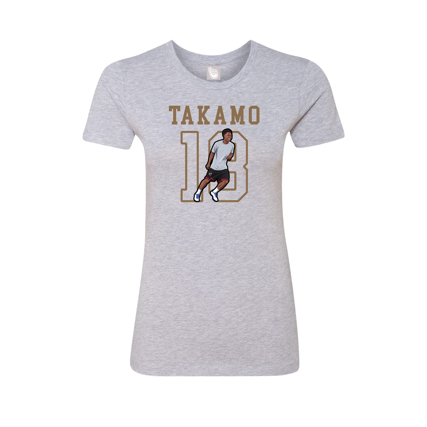Fitted Women's Tee — Shirsey in Grey