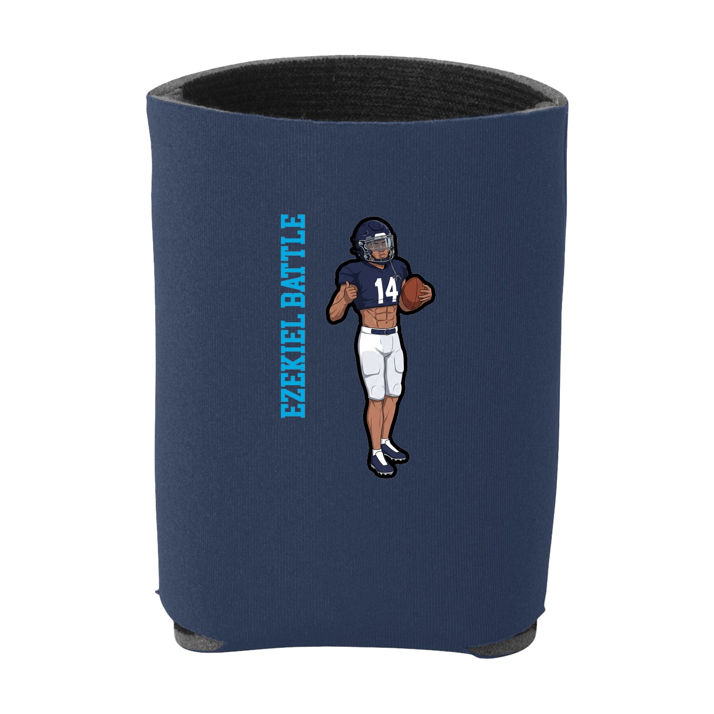 Can Holder — Name Vertical in Navy