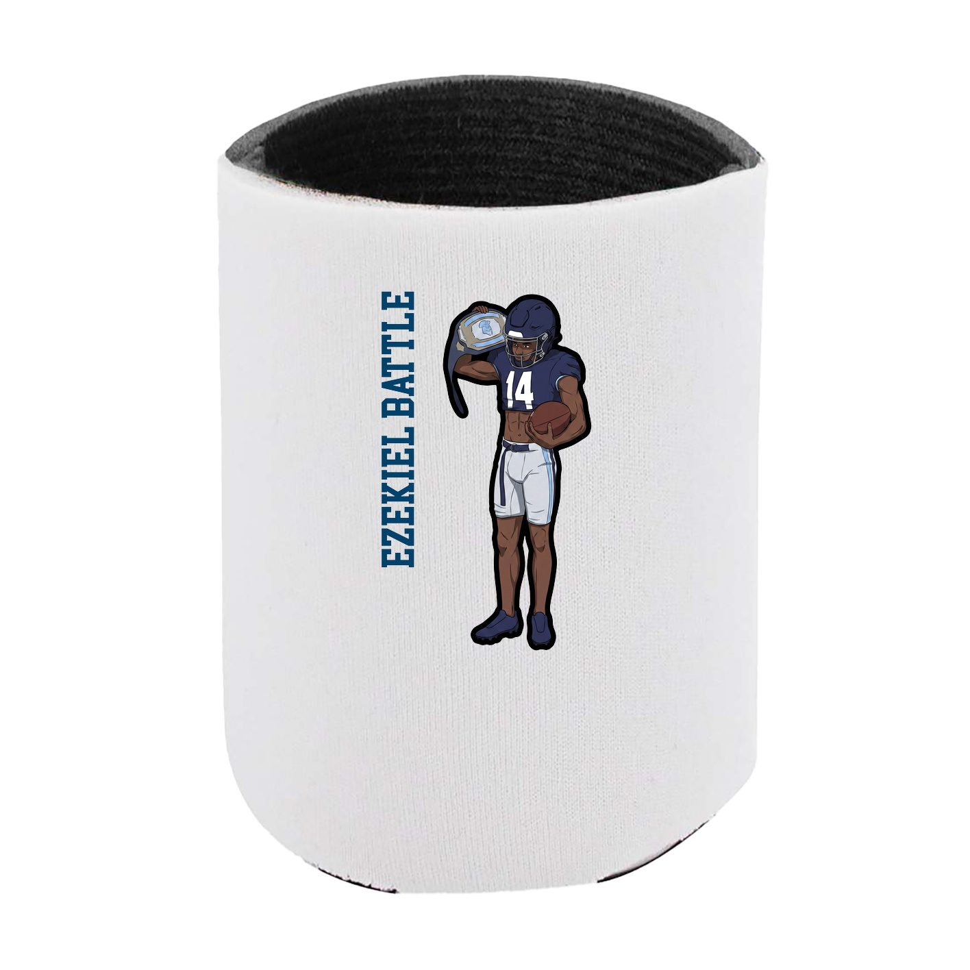 Can Holder — Name Vertical in White