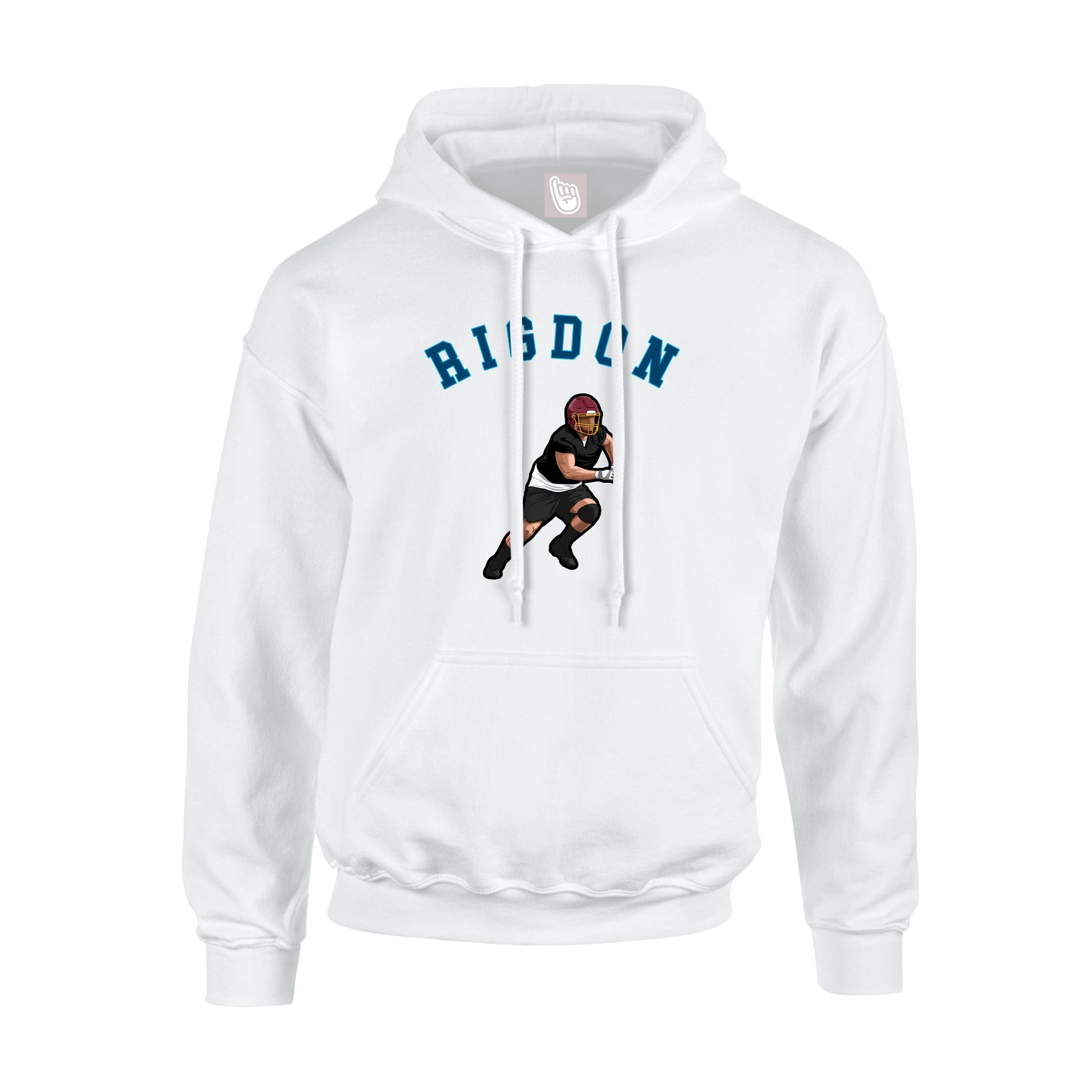 Youth Hoodie — Shirsey Arch in White