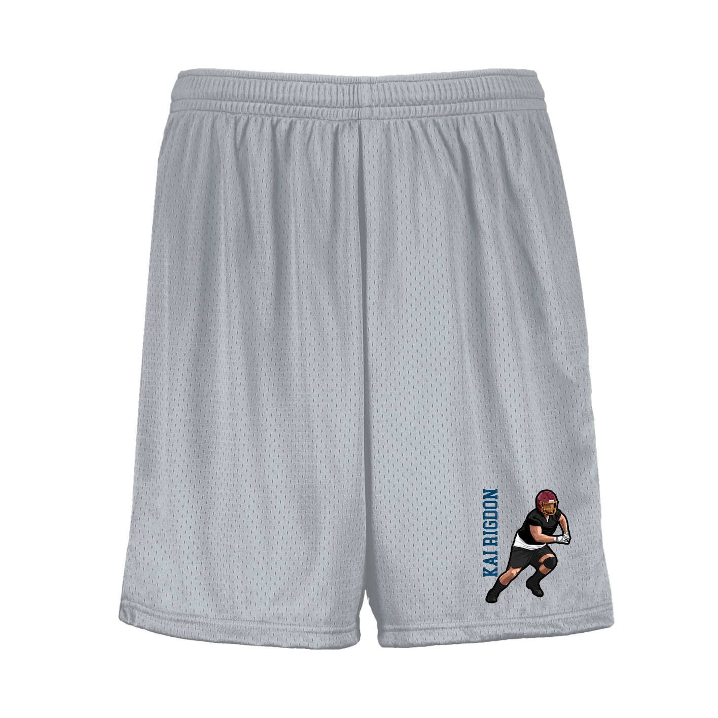 Shorts — Name Vertical in Silver