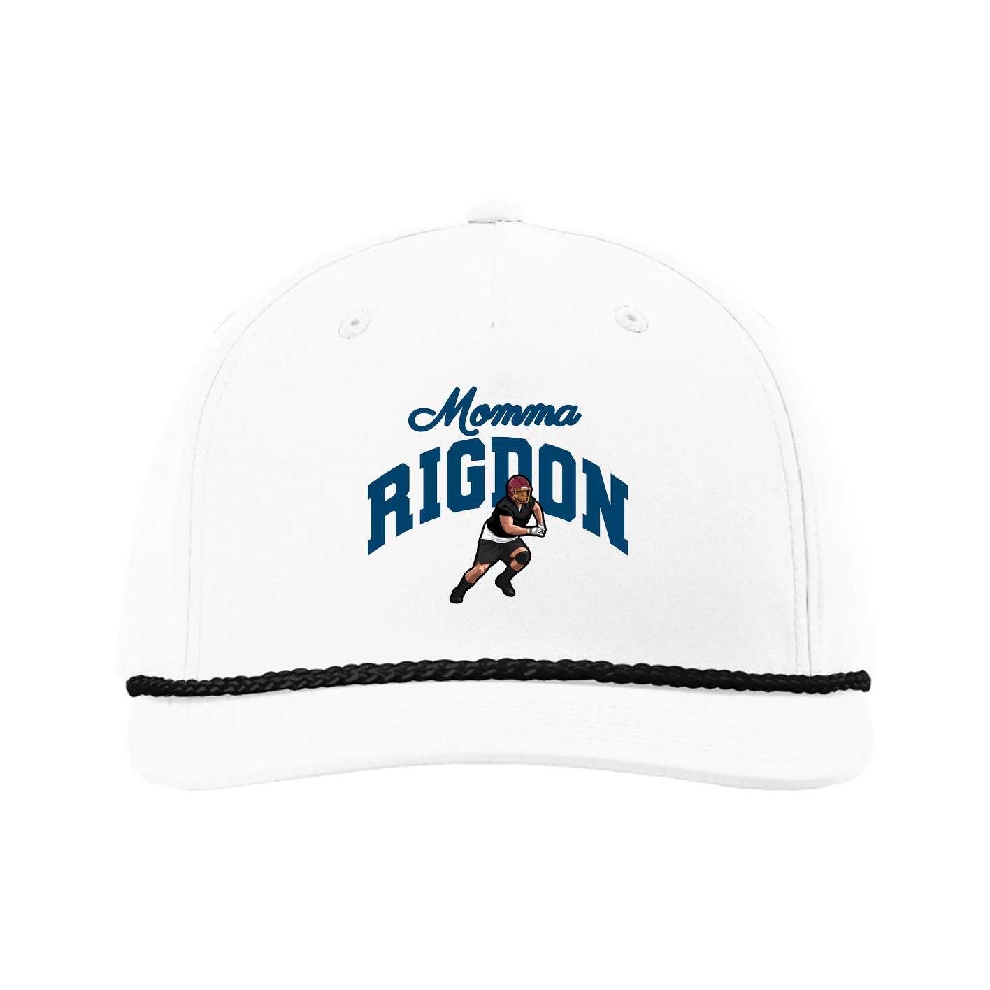 Five-Panel Classic Rope Cap — Mothers Day Arch in White