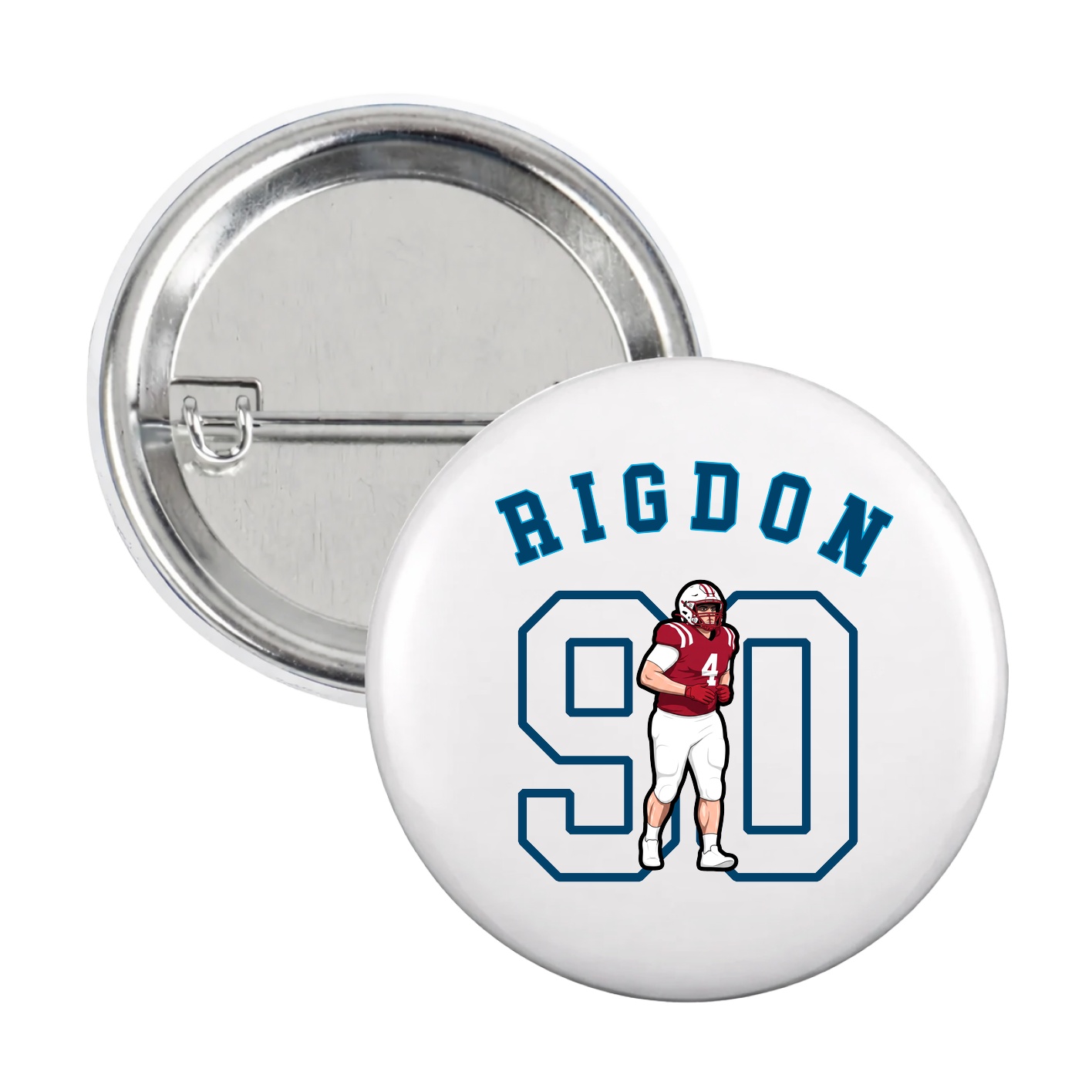 Game Day Button — Shirsey Arch in White