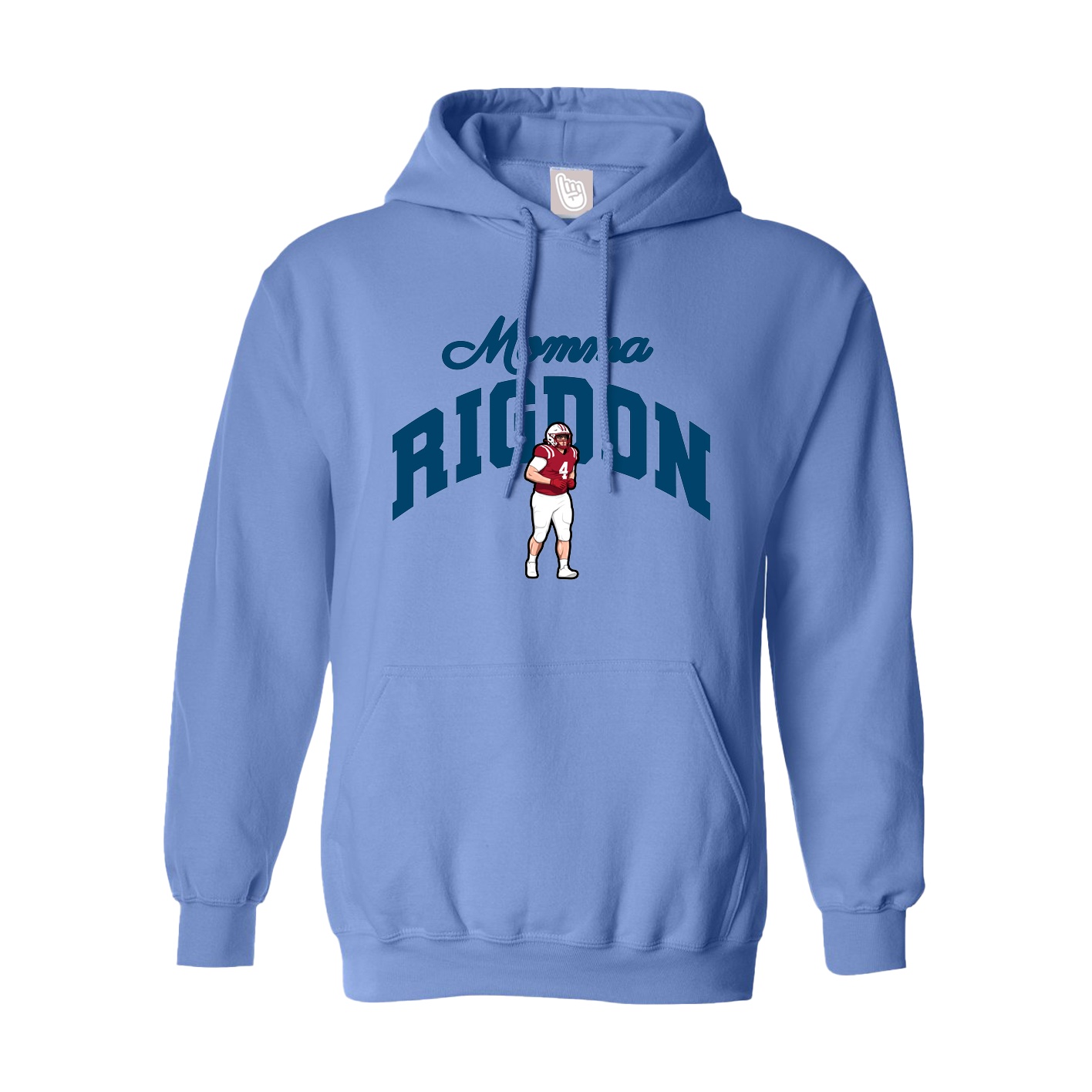 Youth Hoodie — Mothers Day Arch in Powder Blue