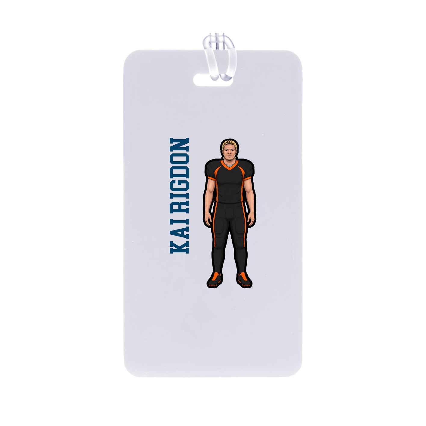 Bag Tag — Name Vertical in Classic