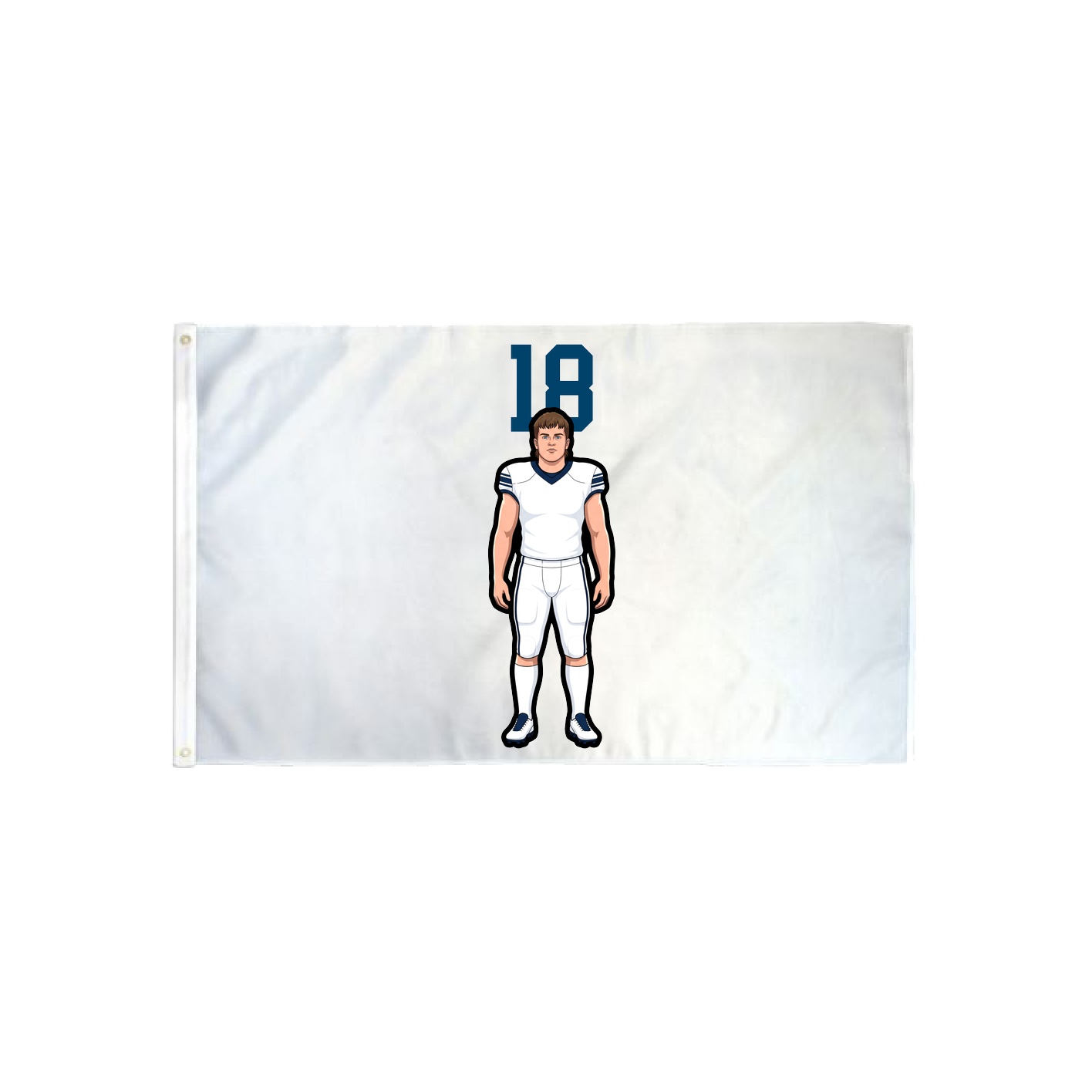 3x5 Flag — Number Top in Classic