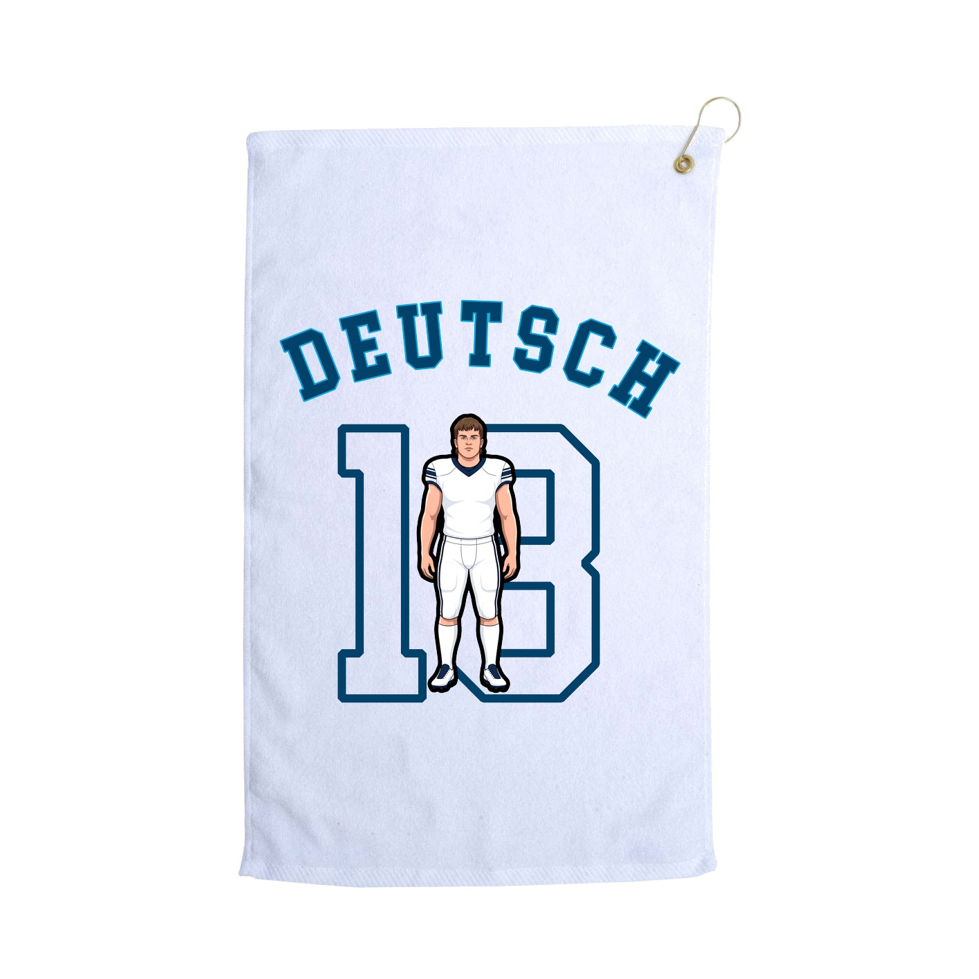 Golf Towel — Shirsey Arch in White