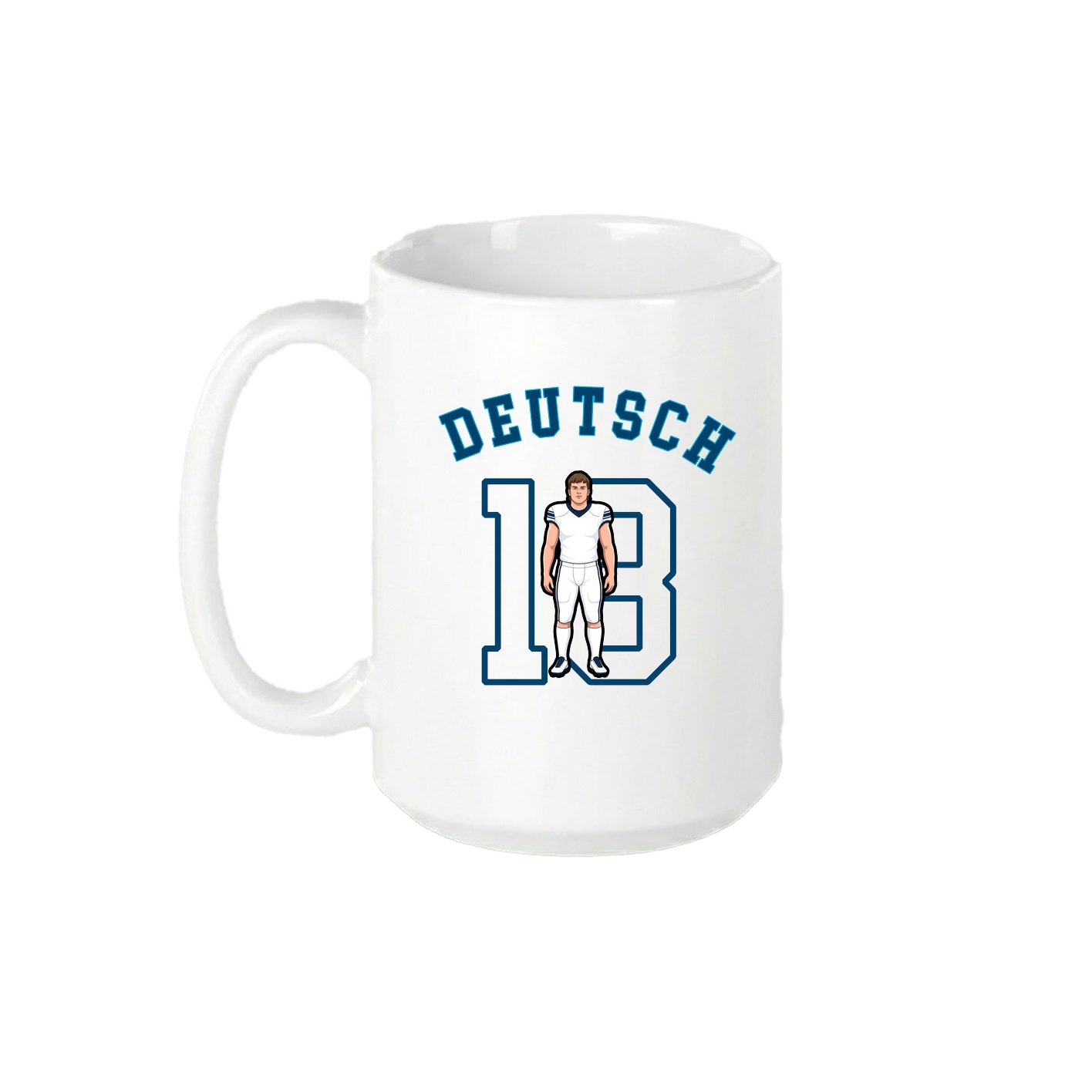15oz Coffee Mug — Shirsey Arch in White