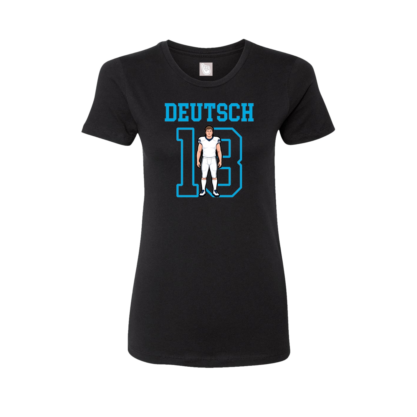 Fitted Women's Tee — Shirsey in Black