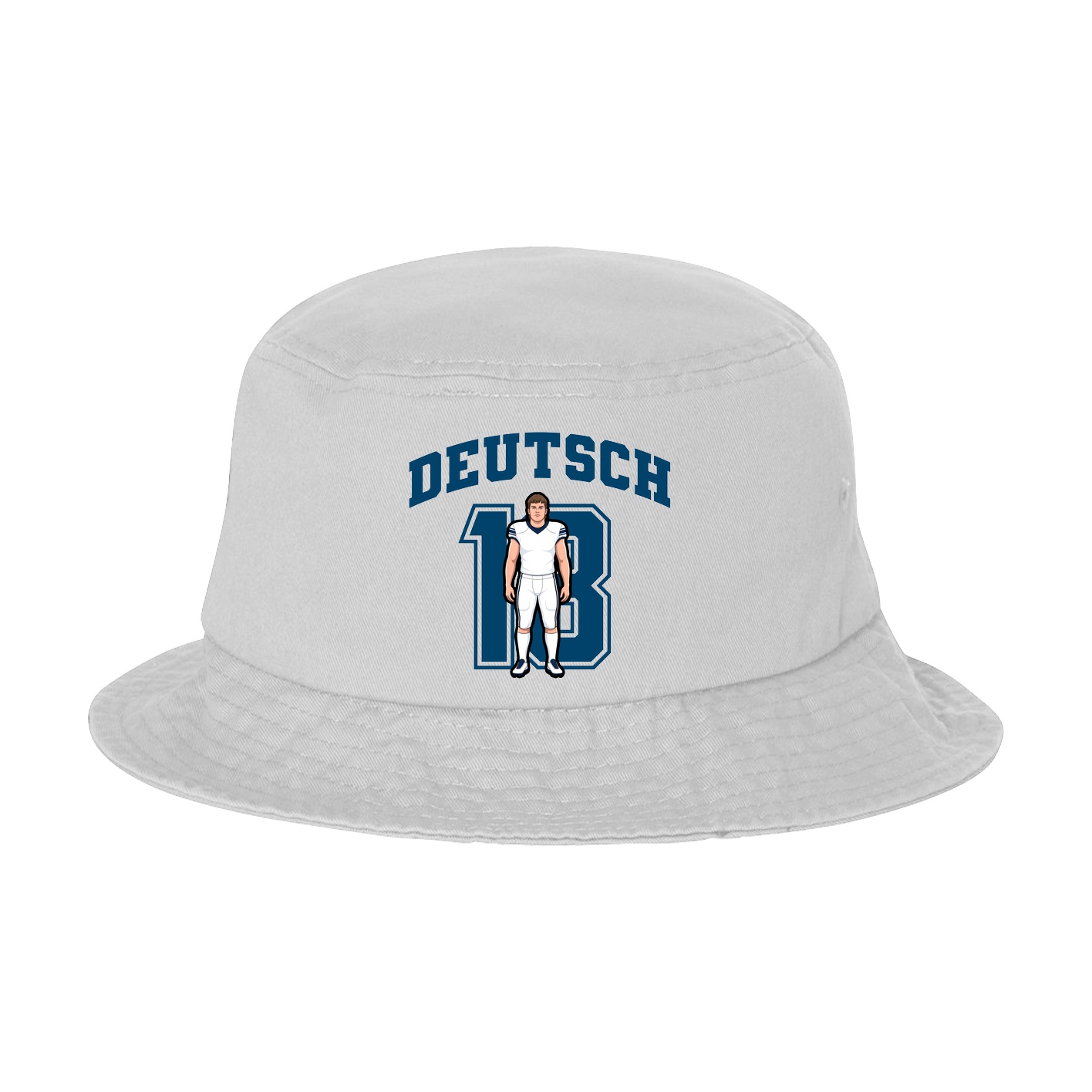 Bucket Cap — Number in White