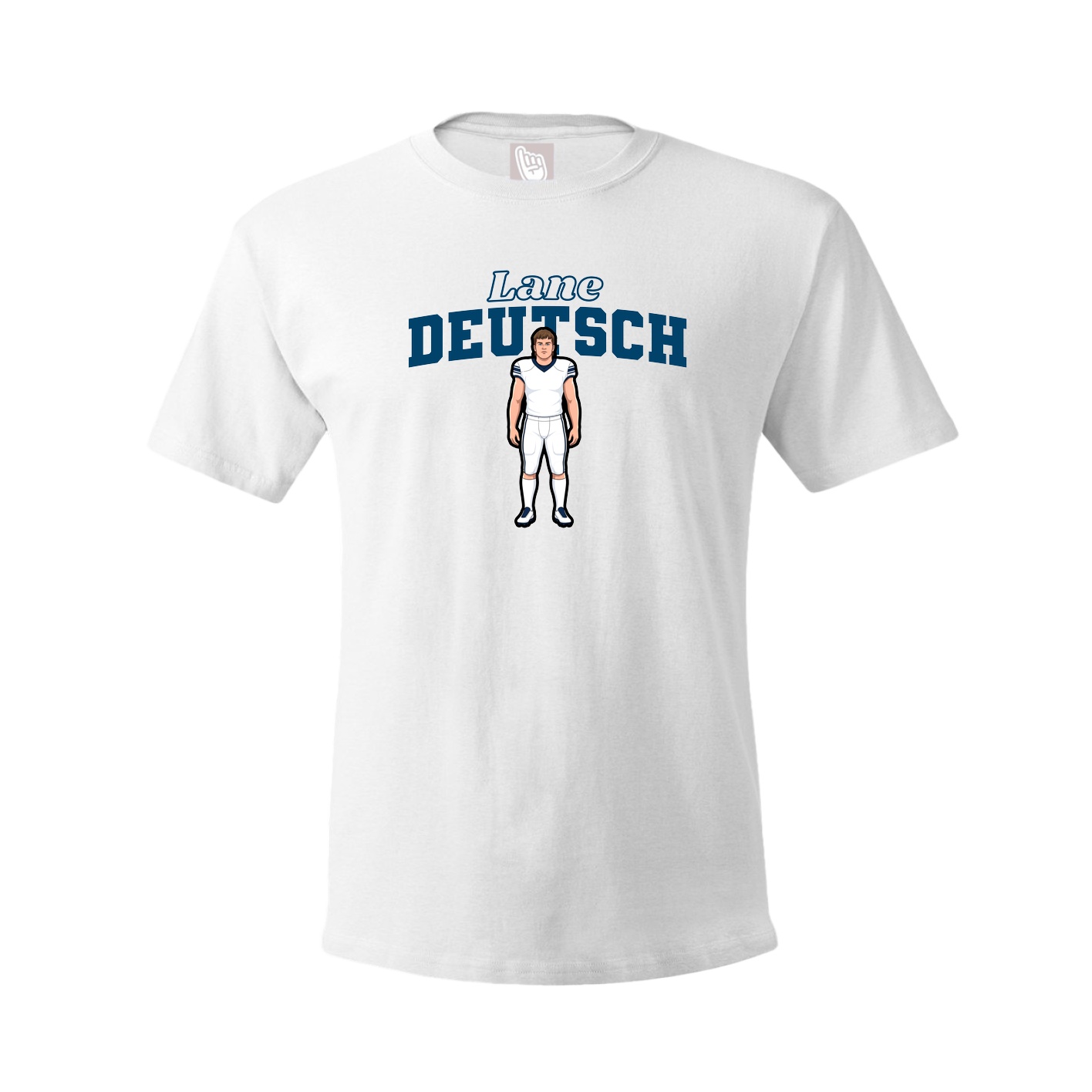 Tee — Name Arch in White