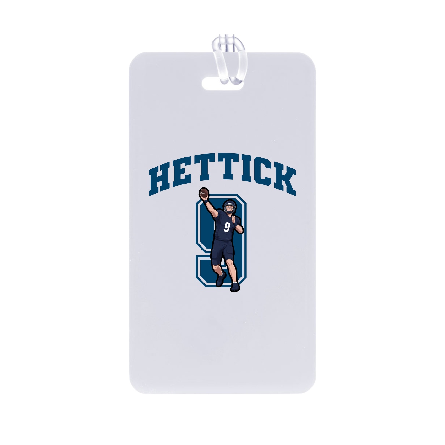 Bag Tag — Number in Classic