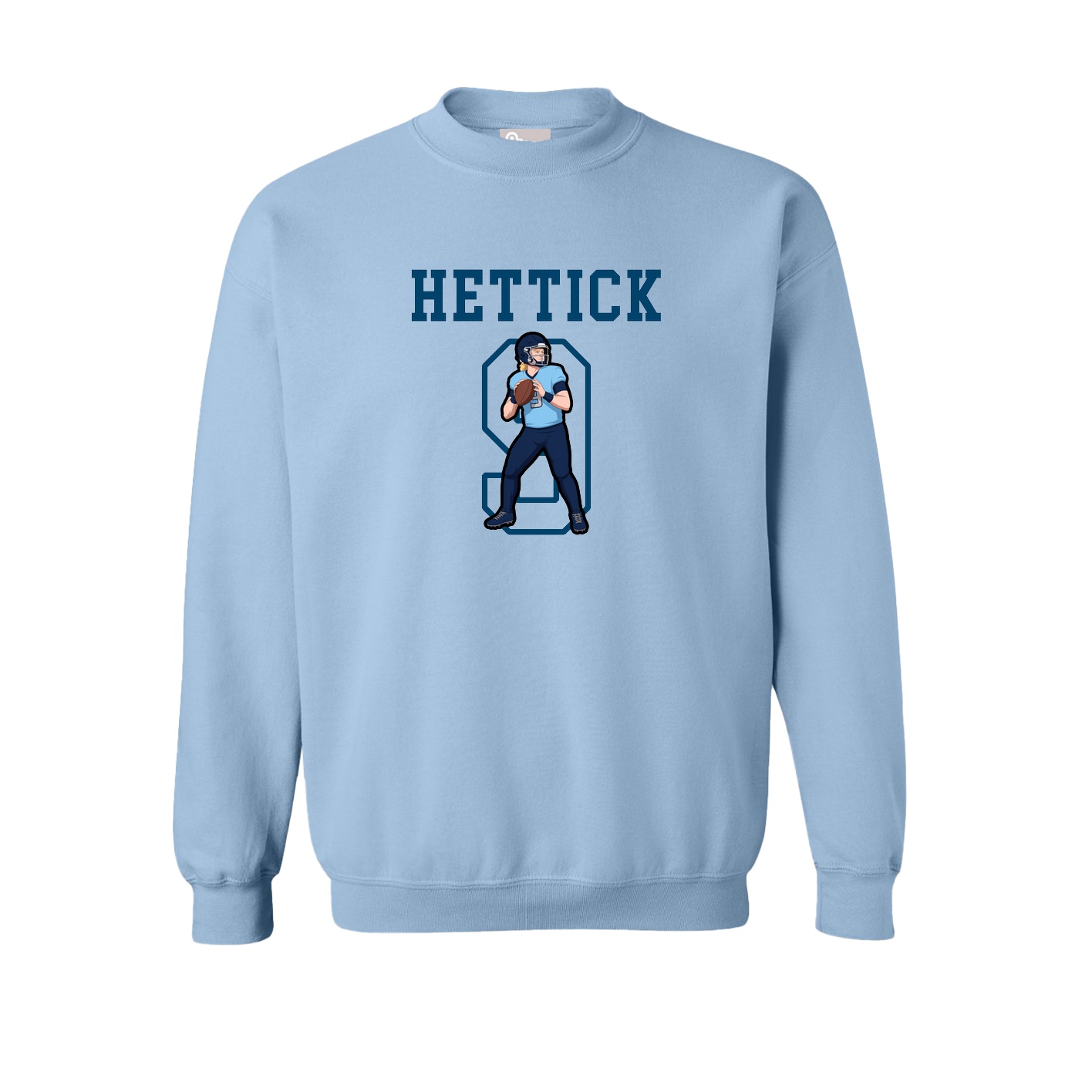 Fleece Crew — Shirsey in Light Blue