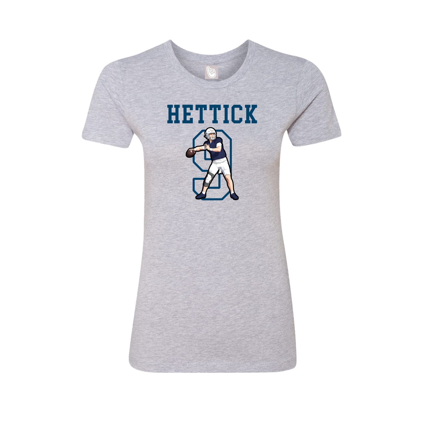 Fitted Women's Tee — Shirsey in Grey