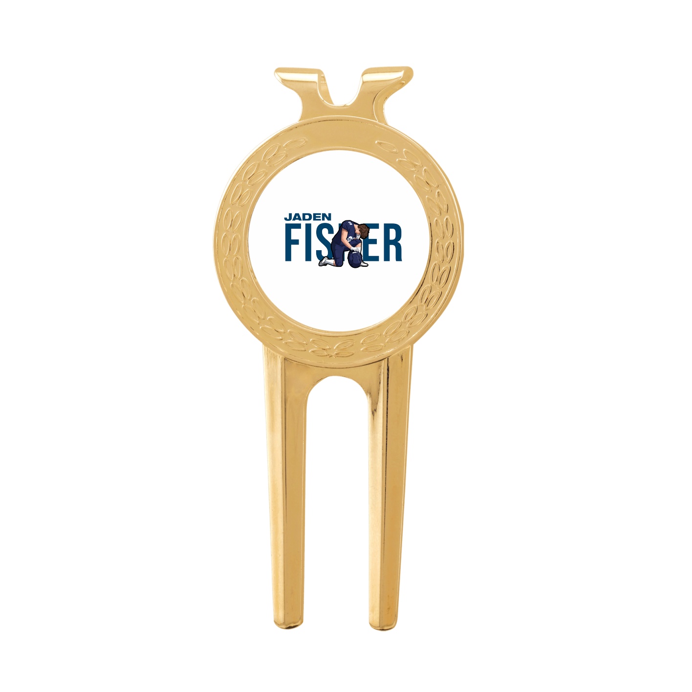Divot Tool with Ball Marker — Player Name in Classic