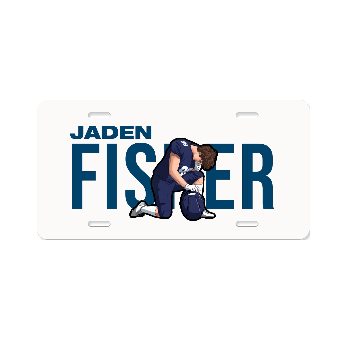 License Plate — Player Name in Classic