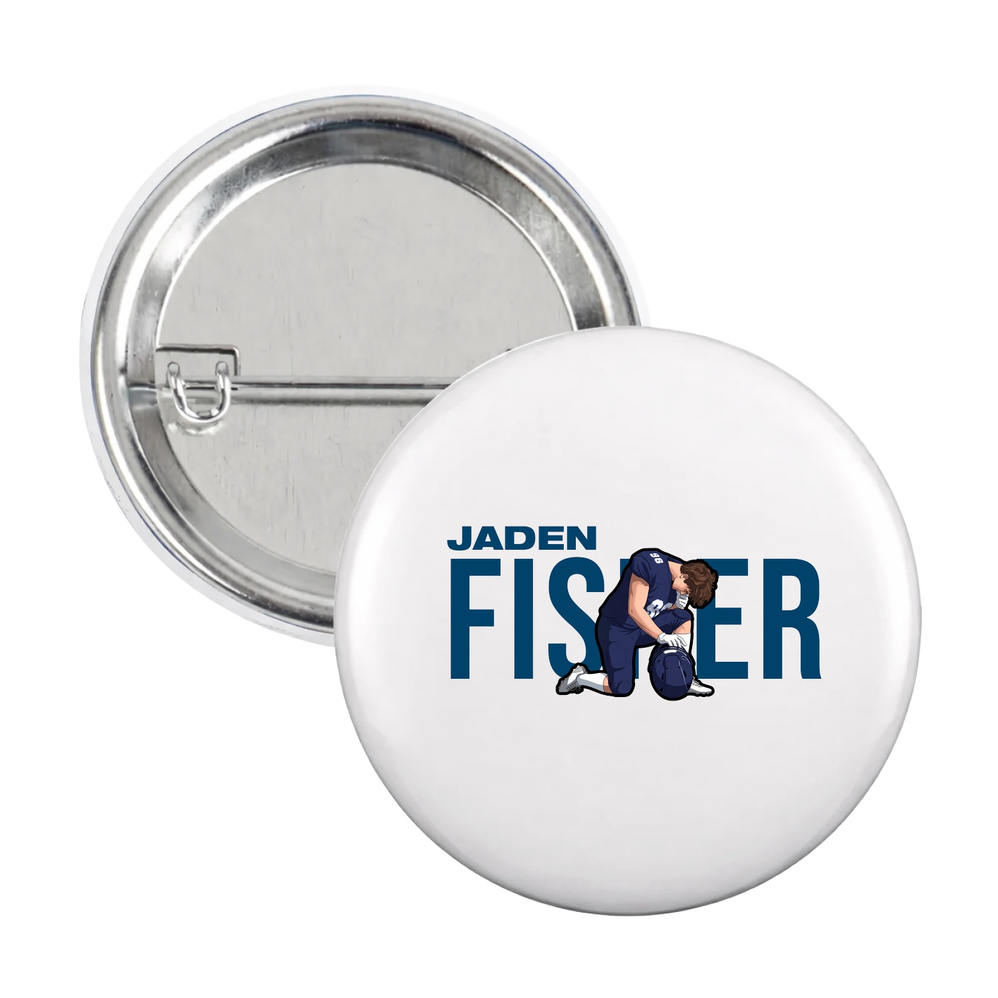 Game Day Button — Player Name in White