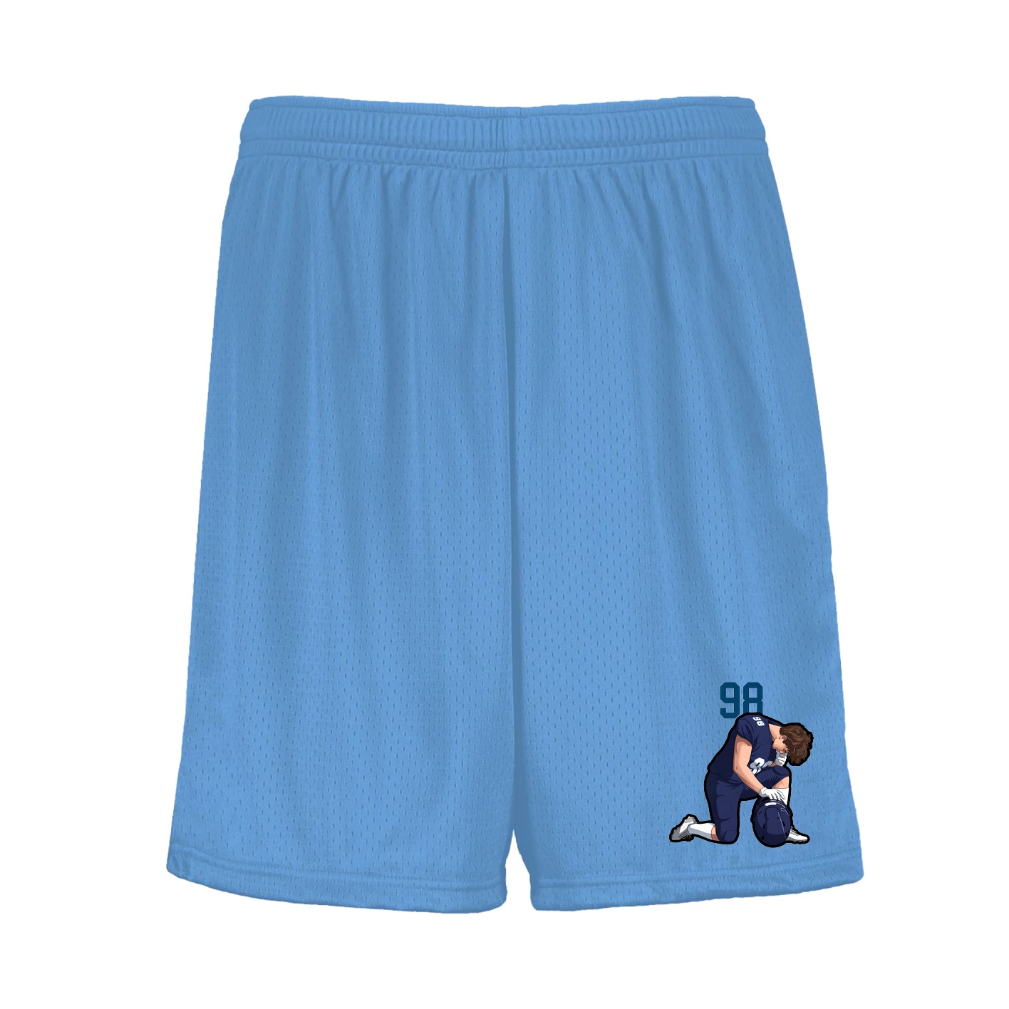 Shorts — Number Top in Light Blue