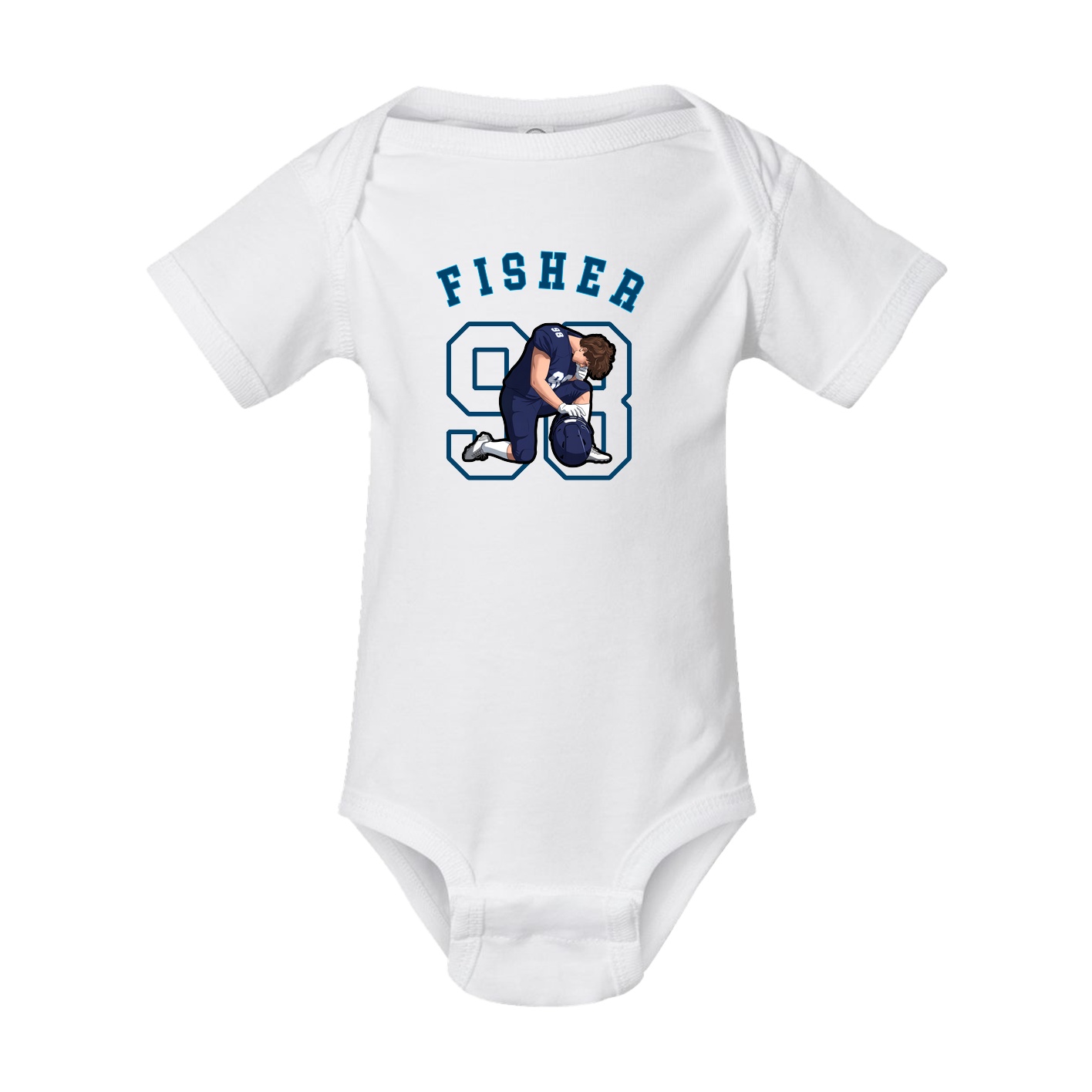 Baby Onesie — Shirsey Arch in White