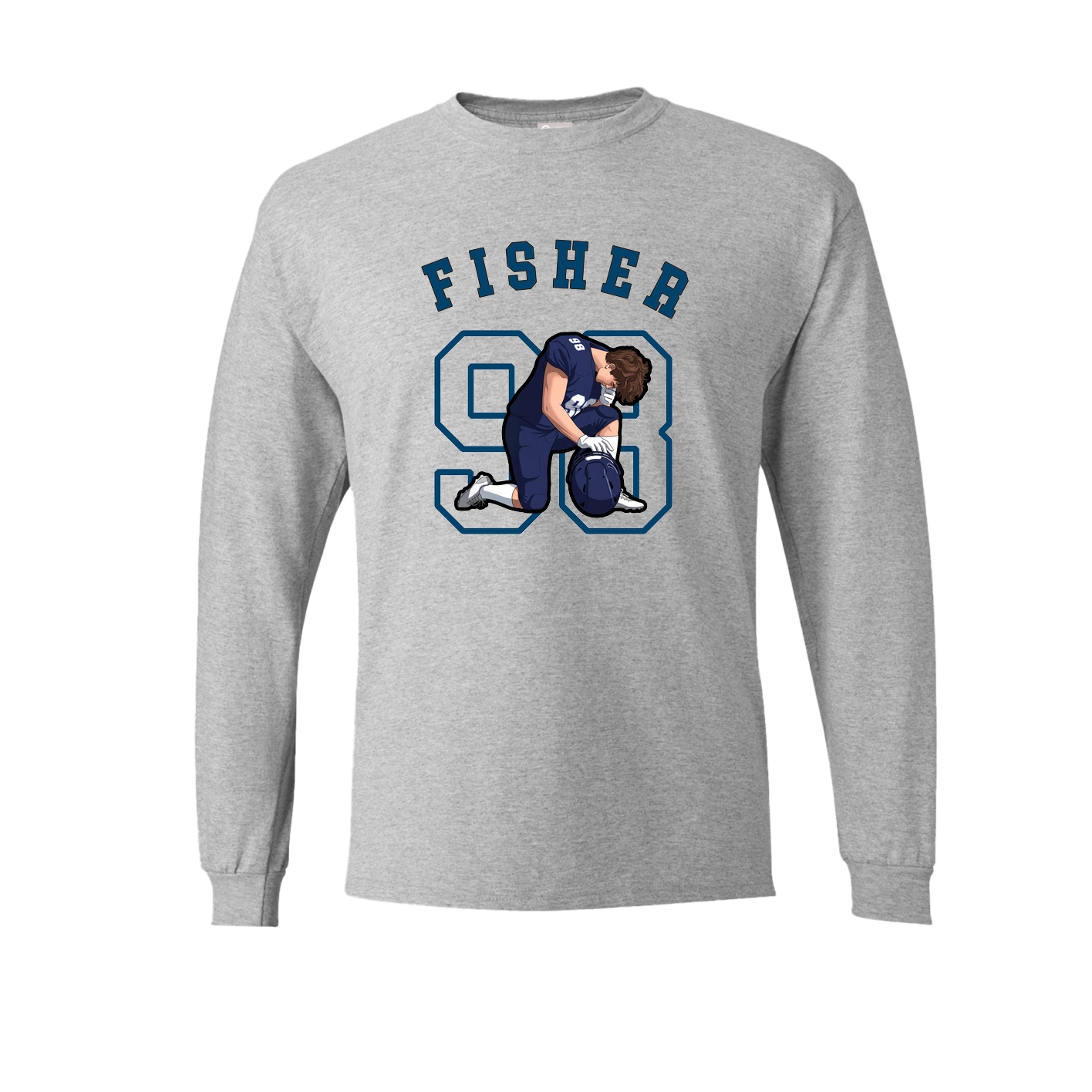 Long Sleeve Tee — Shirsey Arch in Grey