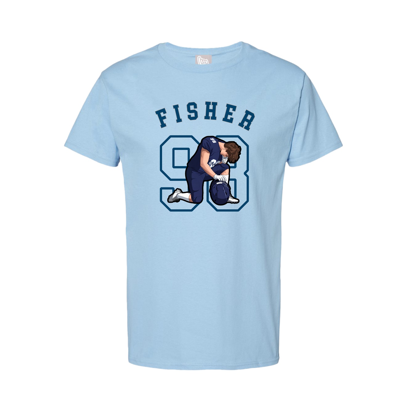 Youth Tee — Shirsey Arch in Light Blue