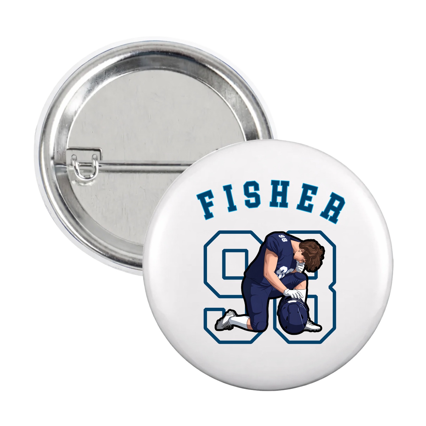 Game Day Button — Shirsey Arch in White