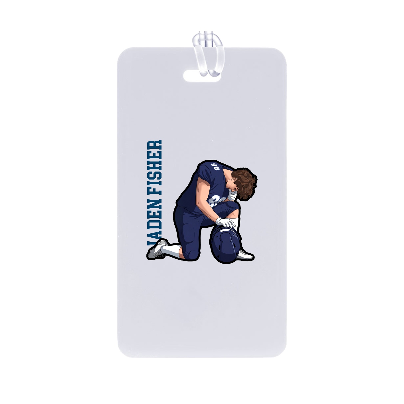 Bag Tag — Name Vertical in Classic