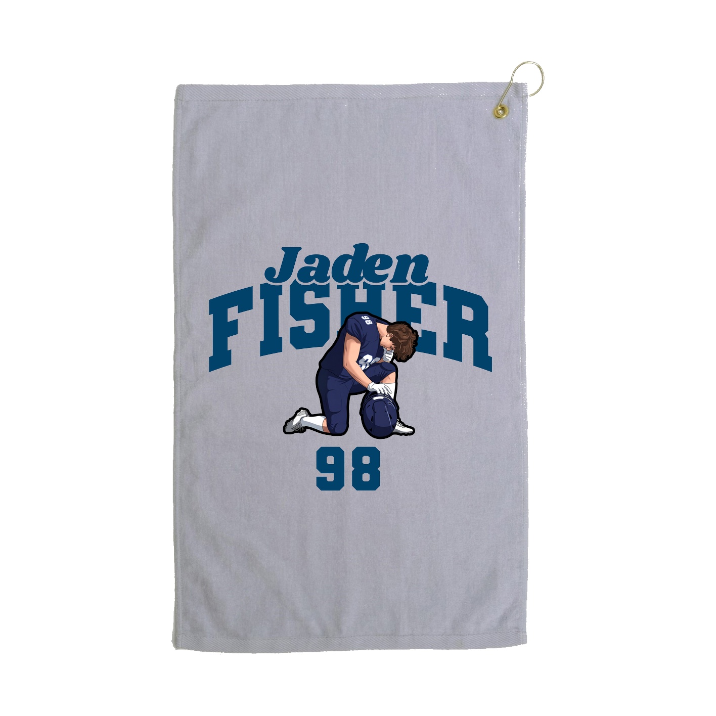 Golf Towel — Signature Arch in Grey