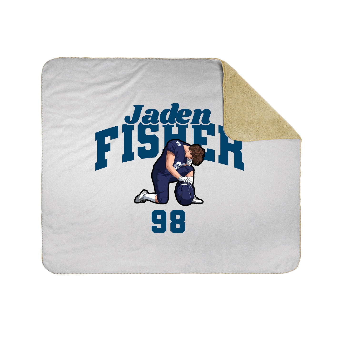 Throw Blanket — Signature Arch in White