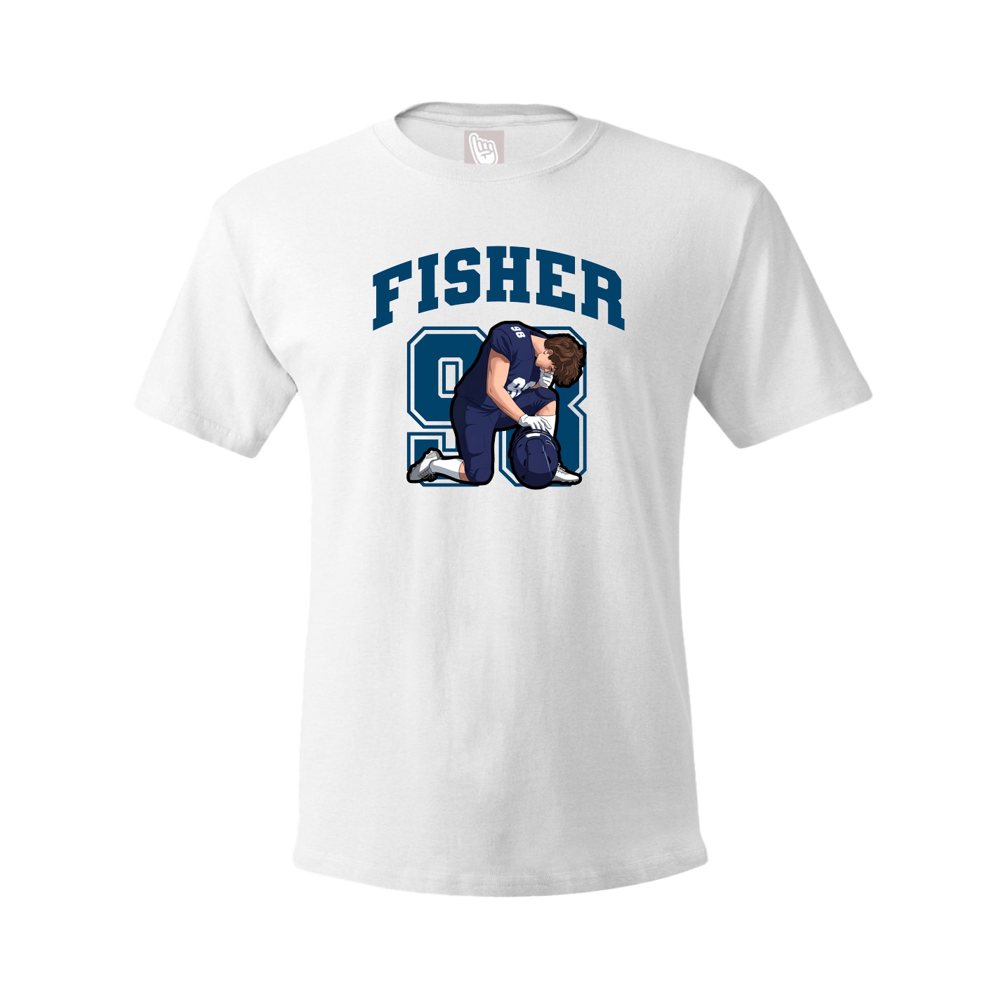 Tee — Number in White