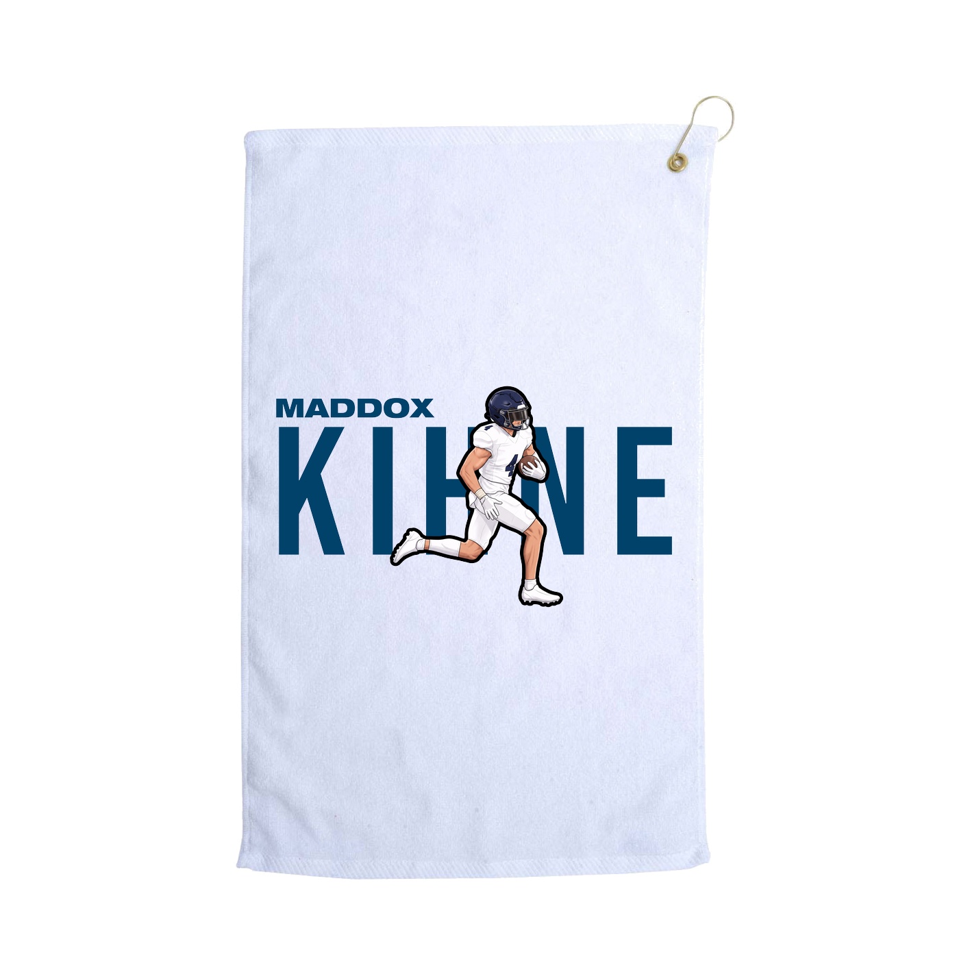 Golf Towel — Player Name in White