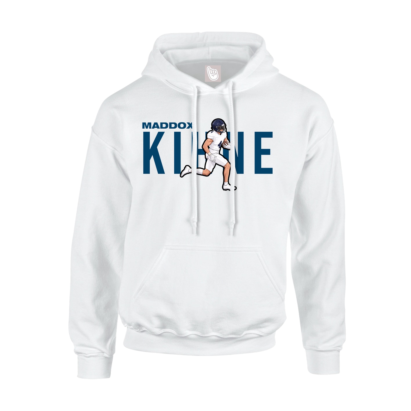 Hoodie — Player Name in White