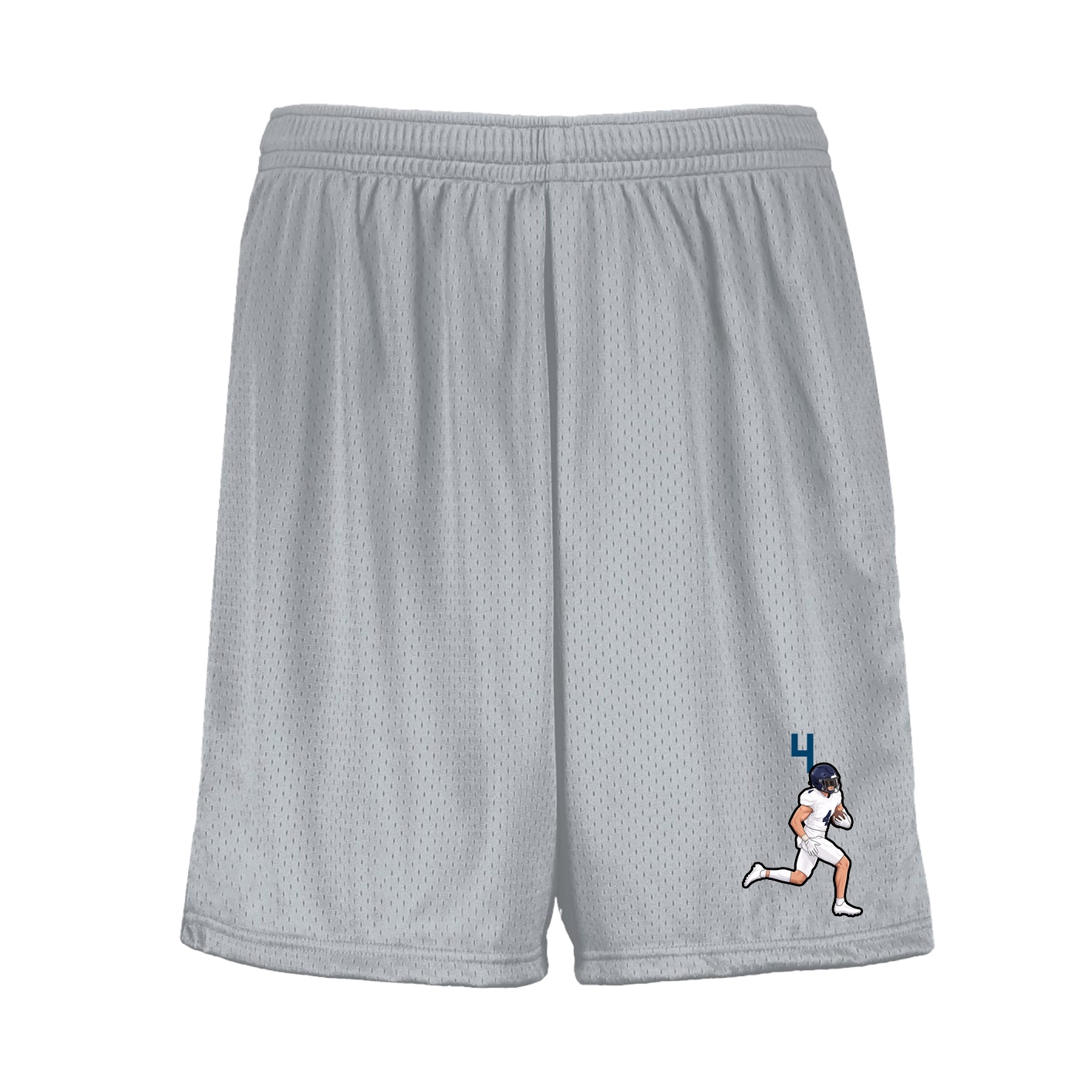 Shorts — Number Top in Silver