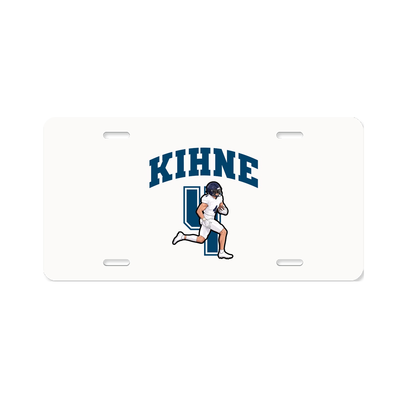 License Plate — Number in Classic