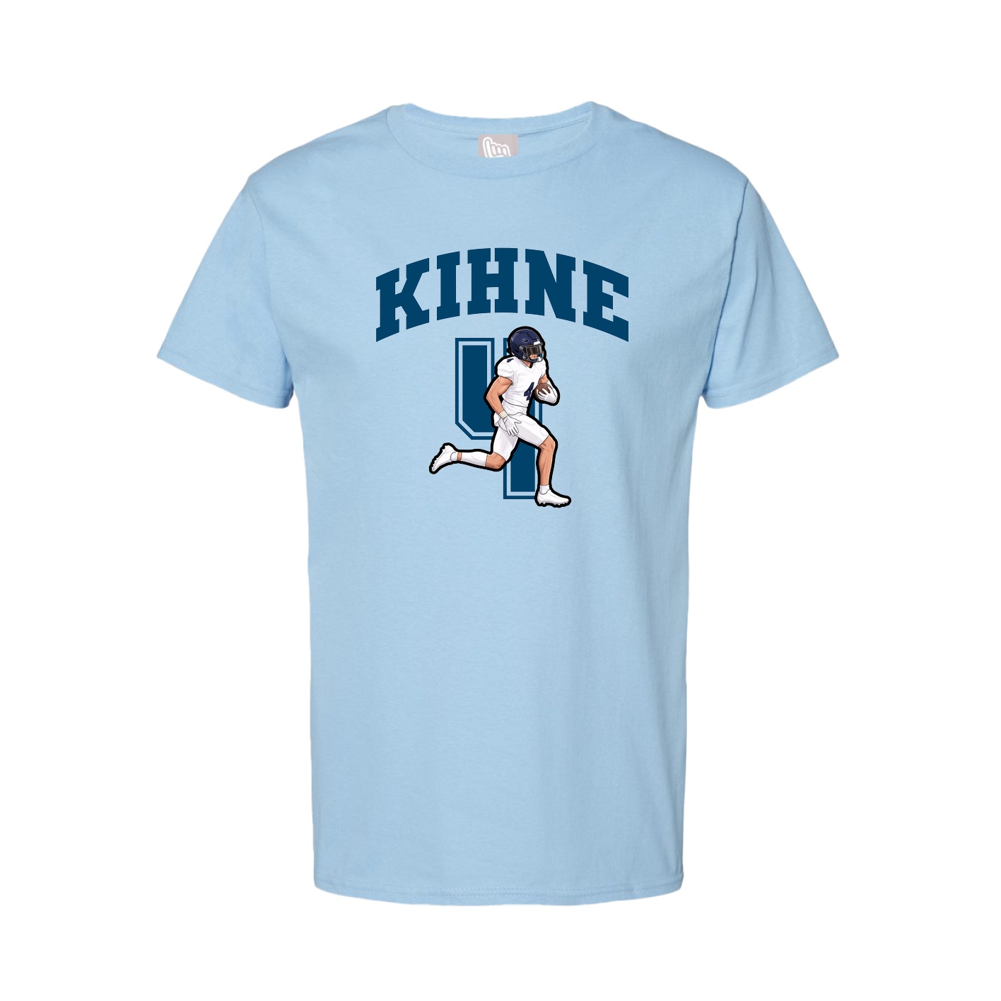 Tee — Number in Light Blue
