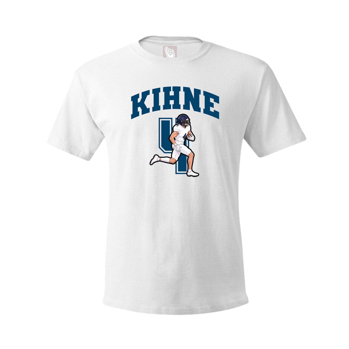 Youth Tee — Number in White