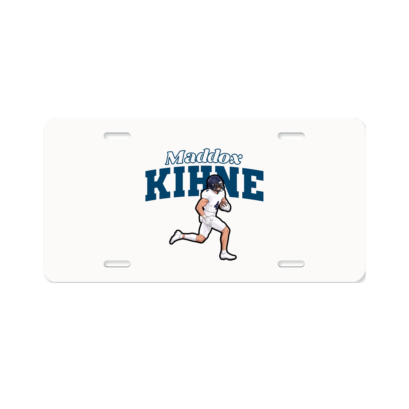 License Plate — Name Arch in Classic