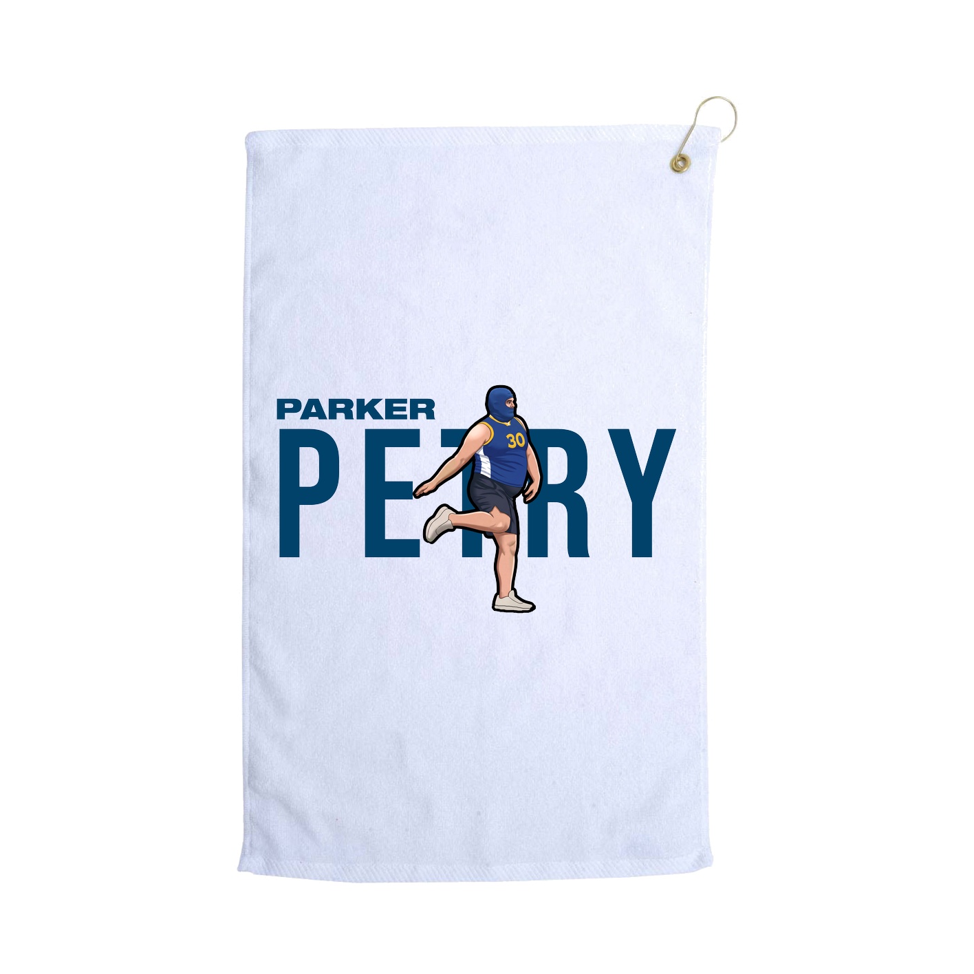 Golf Towel — Player Name in White