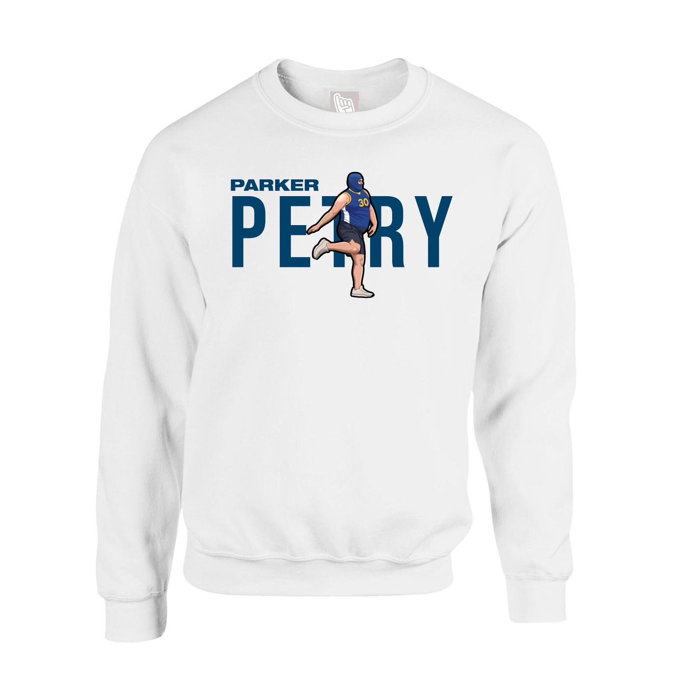 Fleece Crew — Player Name in White